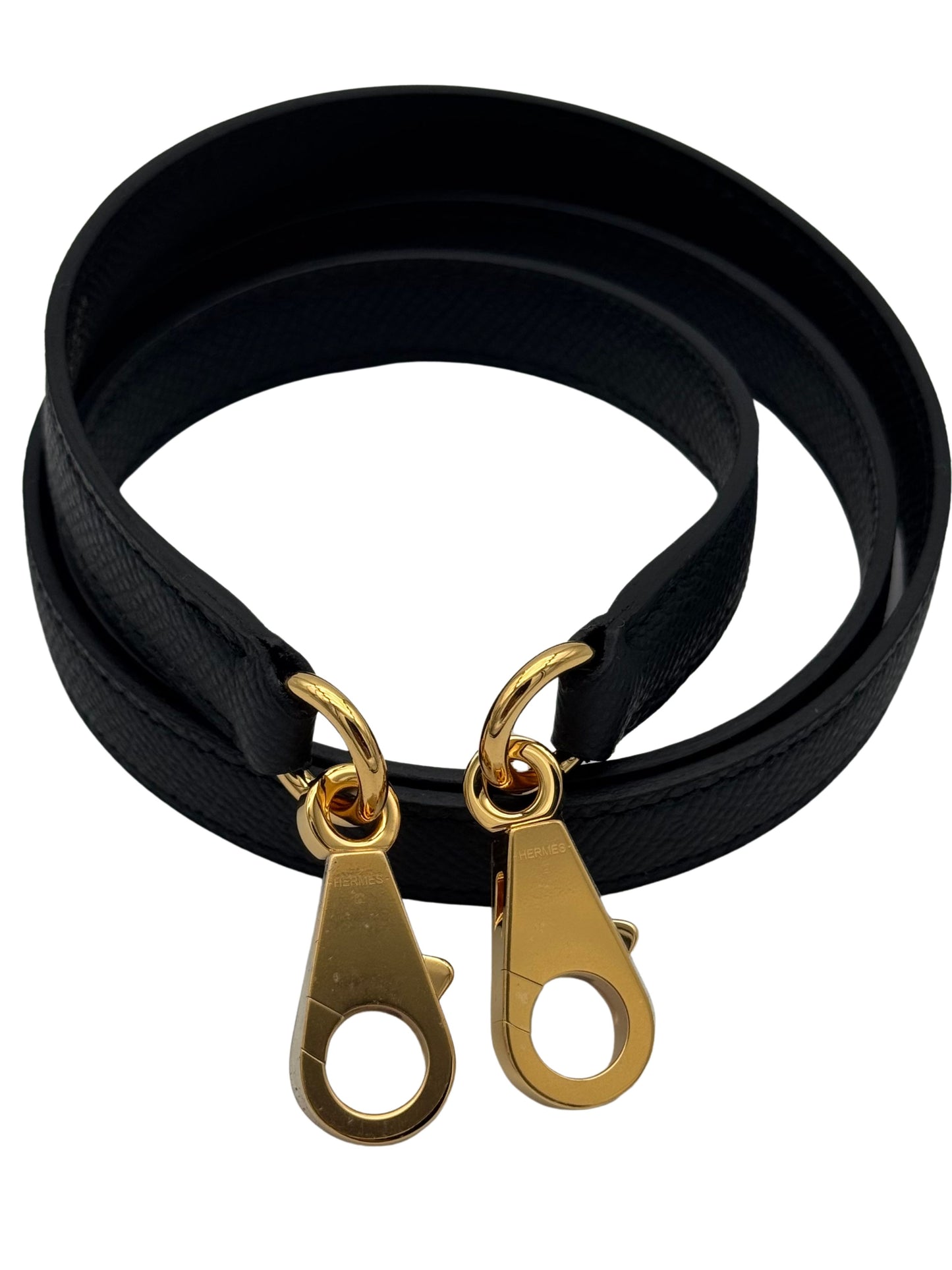 Hermès Kelly 25 Epsom Black Gold Hardware