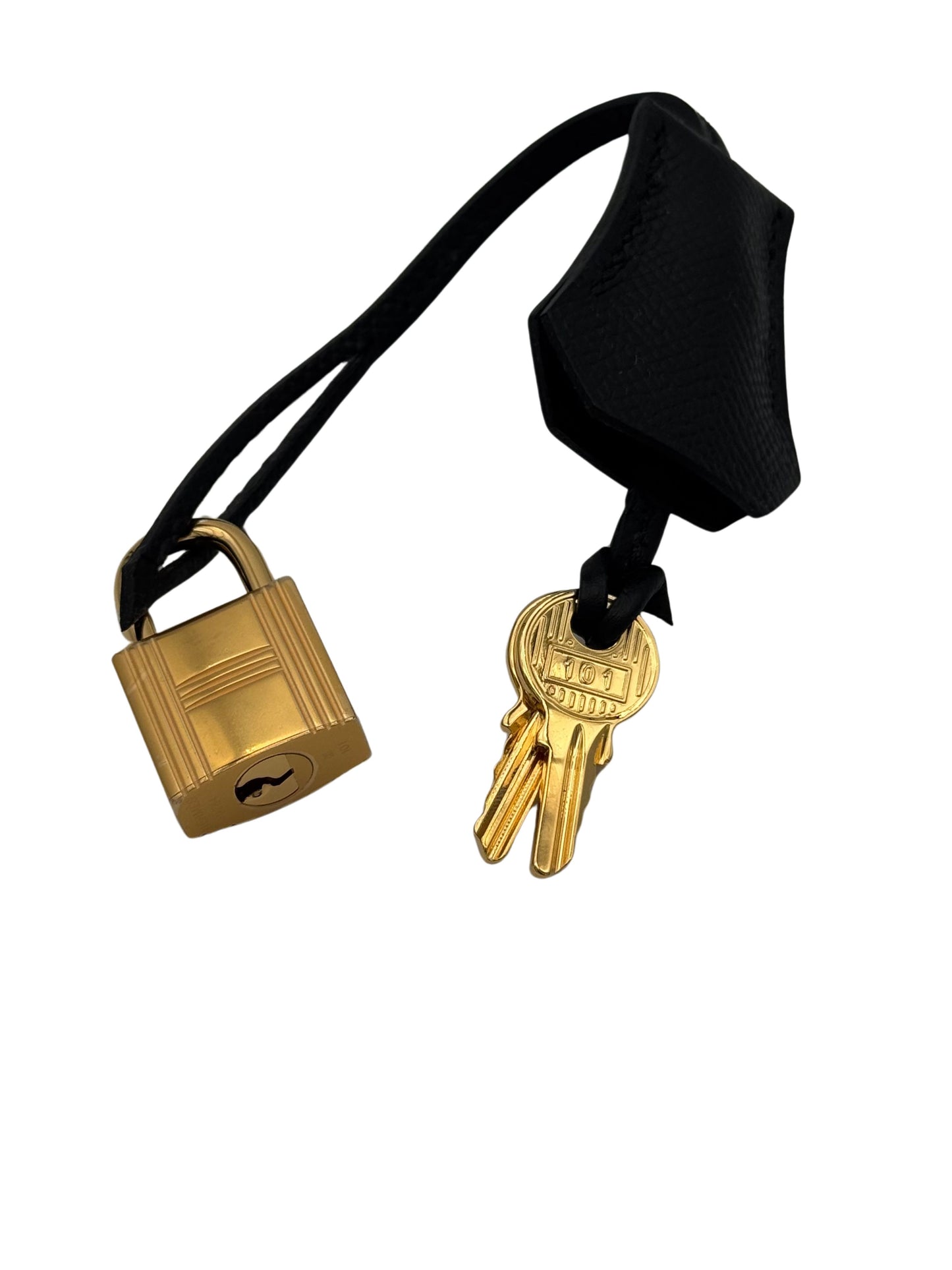 Hermès Kelly 25 Epsom Black Gold Hardware