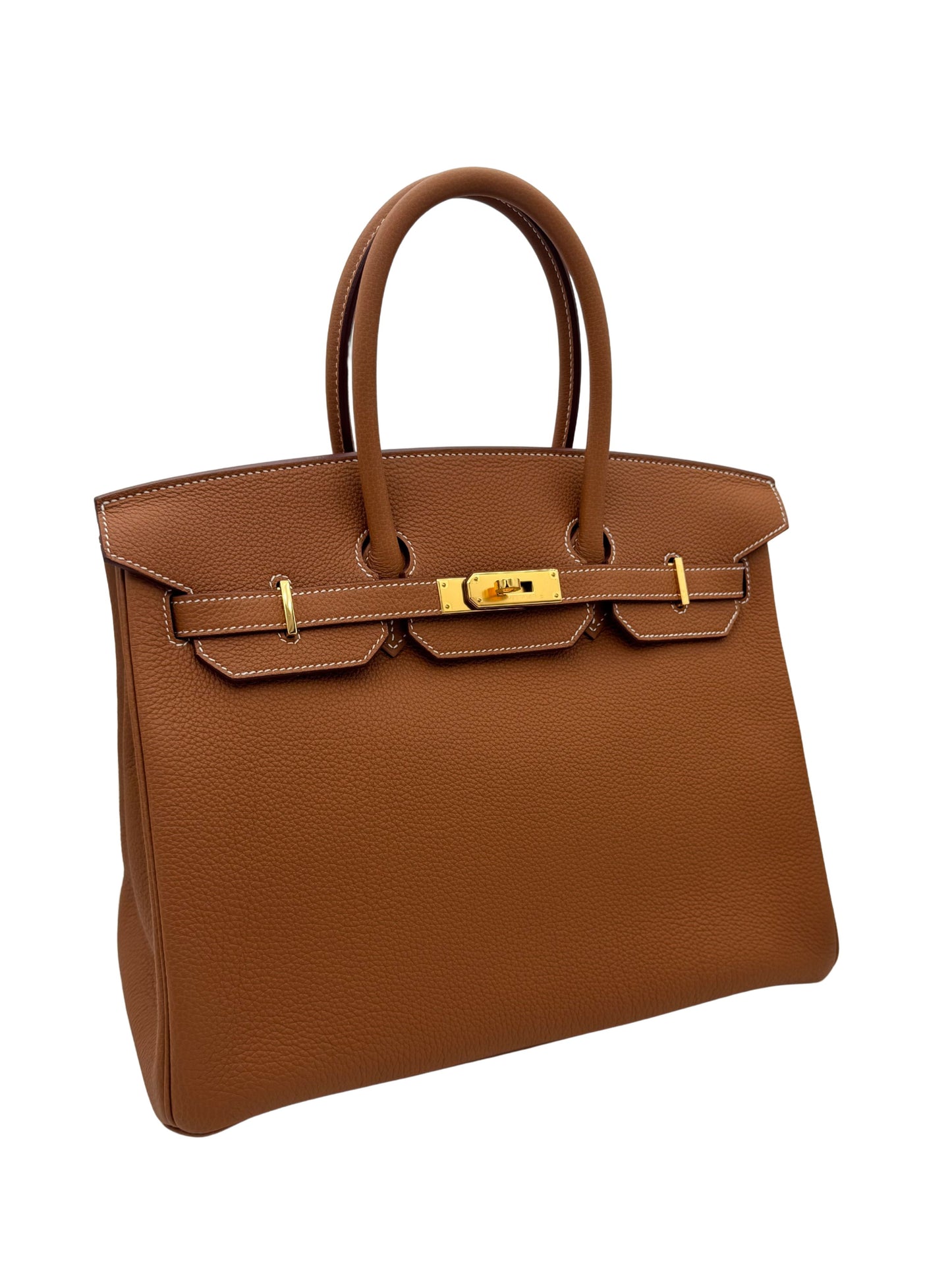 Hermès Birkin 35 Togo Gold Gold Hardware