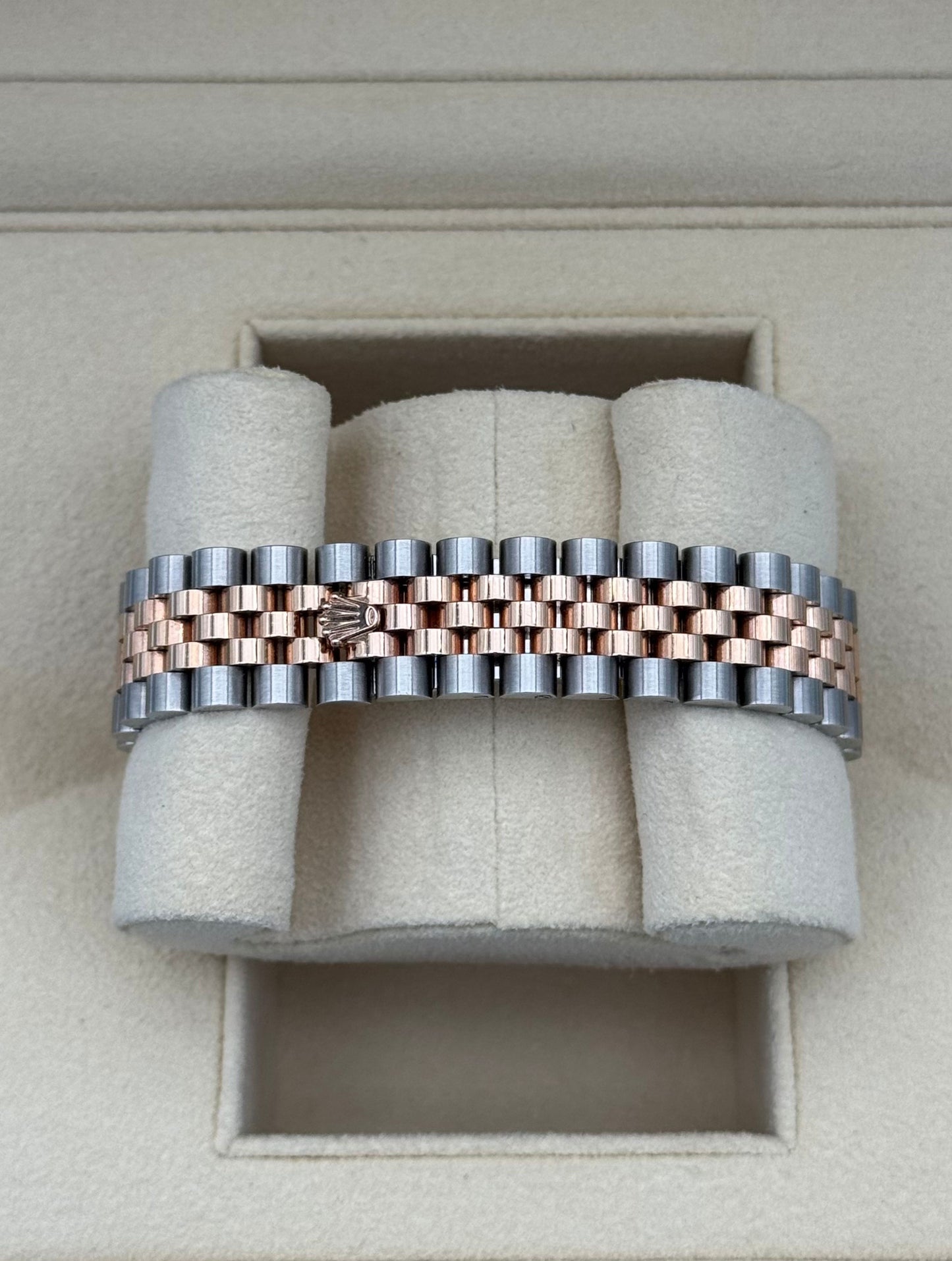 Rolex Datejust 31mm Steel / Rose Gold Slate Diamonds Dial
