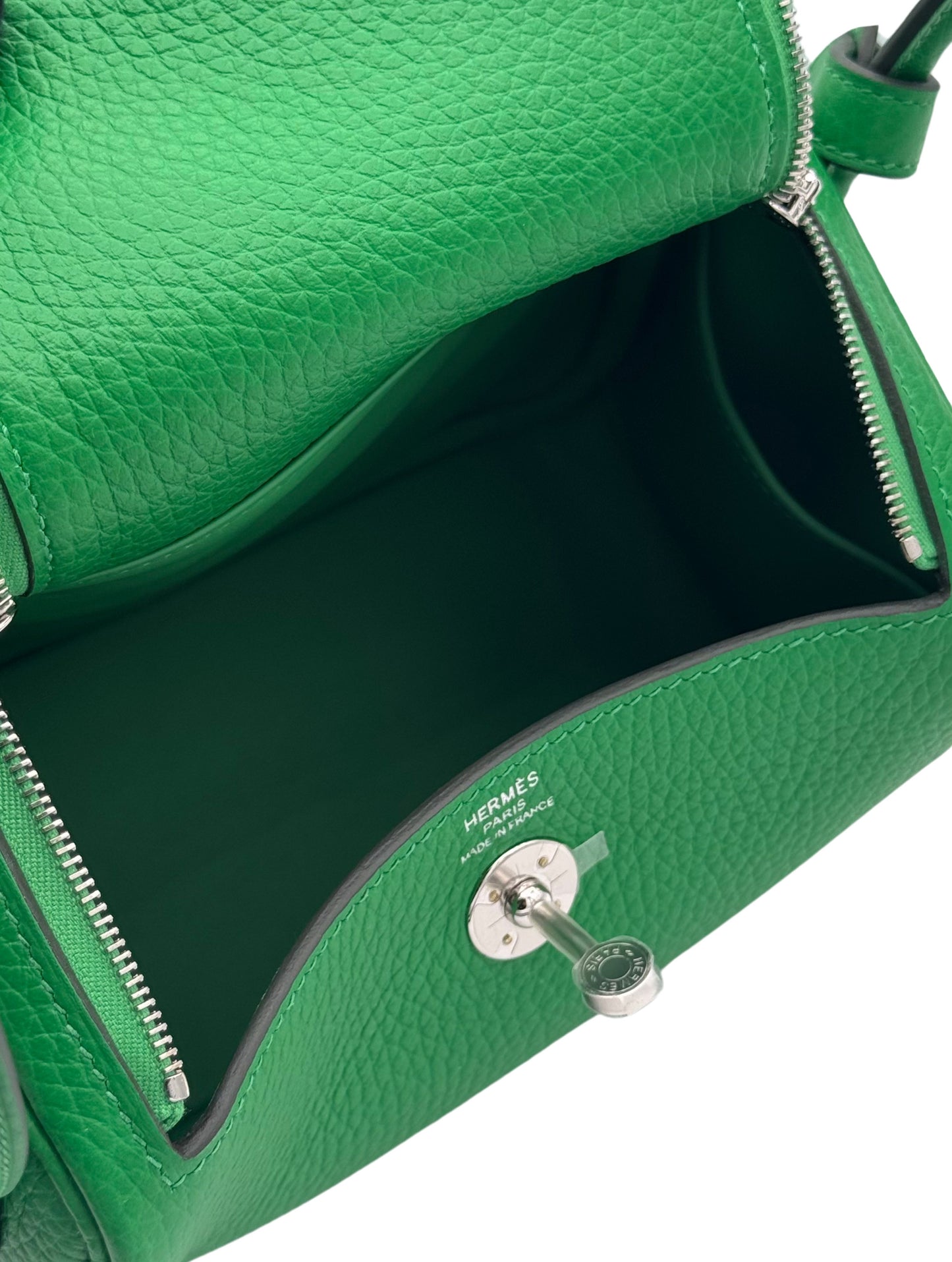 Hermès Lindy Mini Vert Bambou