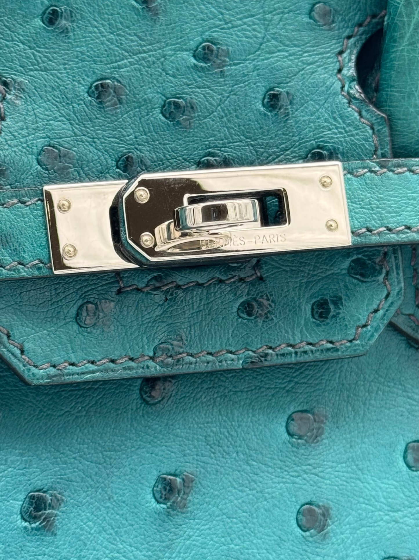 Hermès Birkin 25 Ostrich Vert Verone