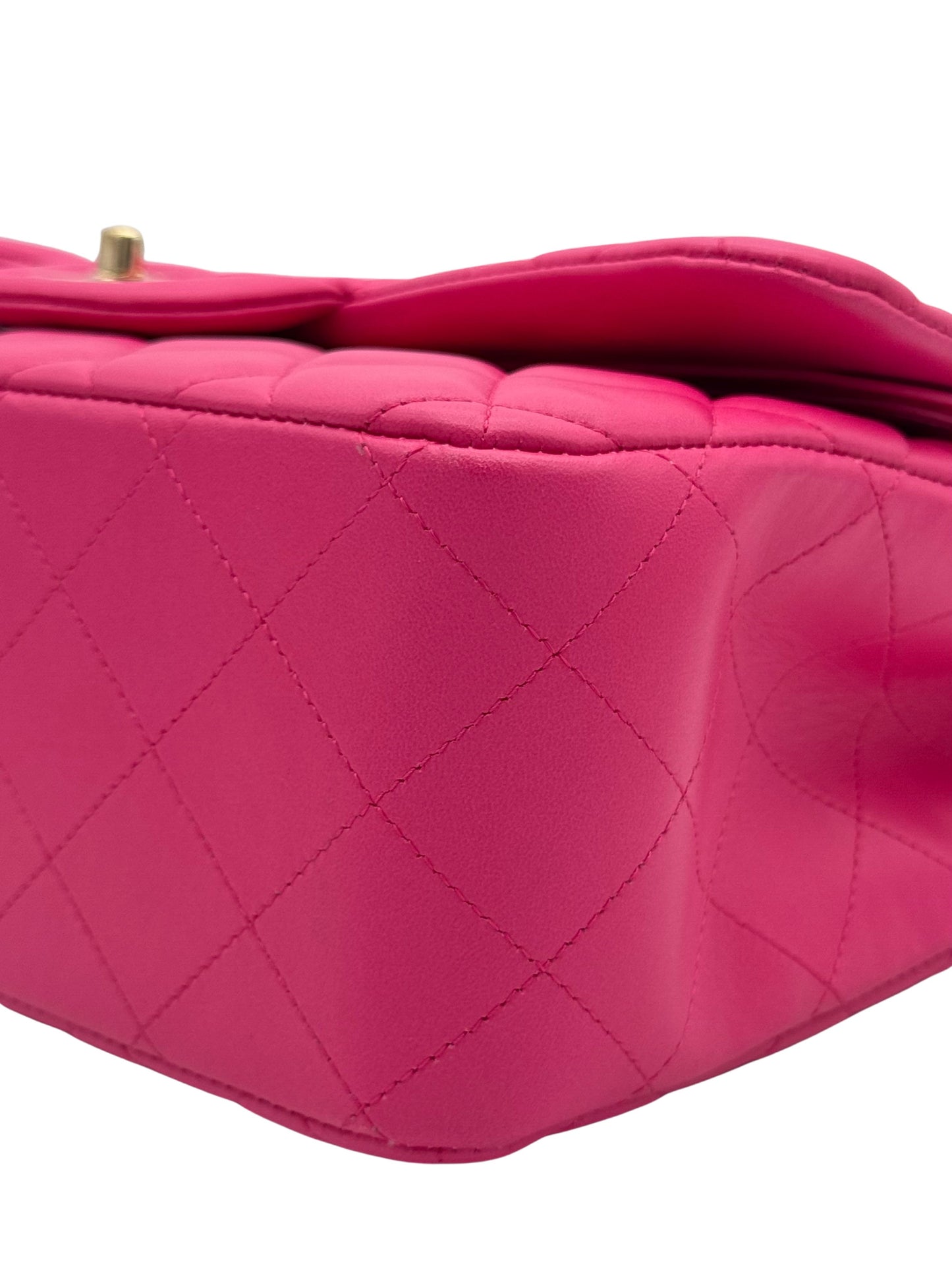 Chanel Classic Jumbo Pink Lambskin