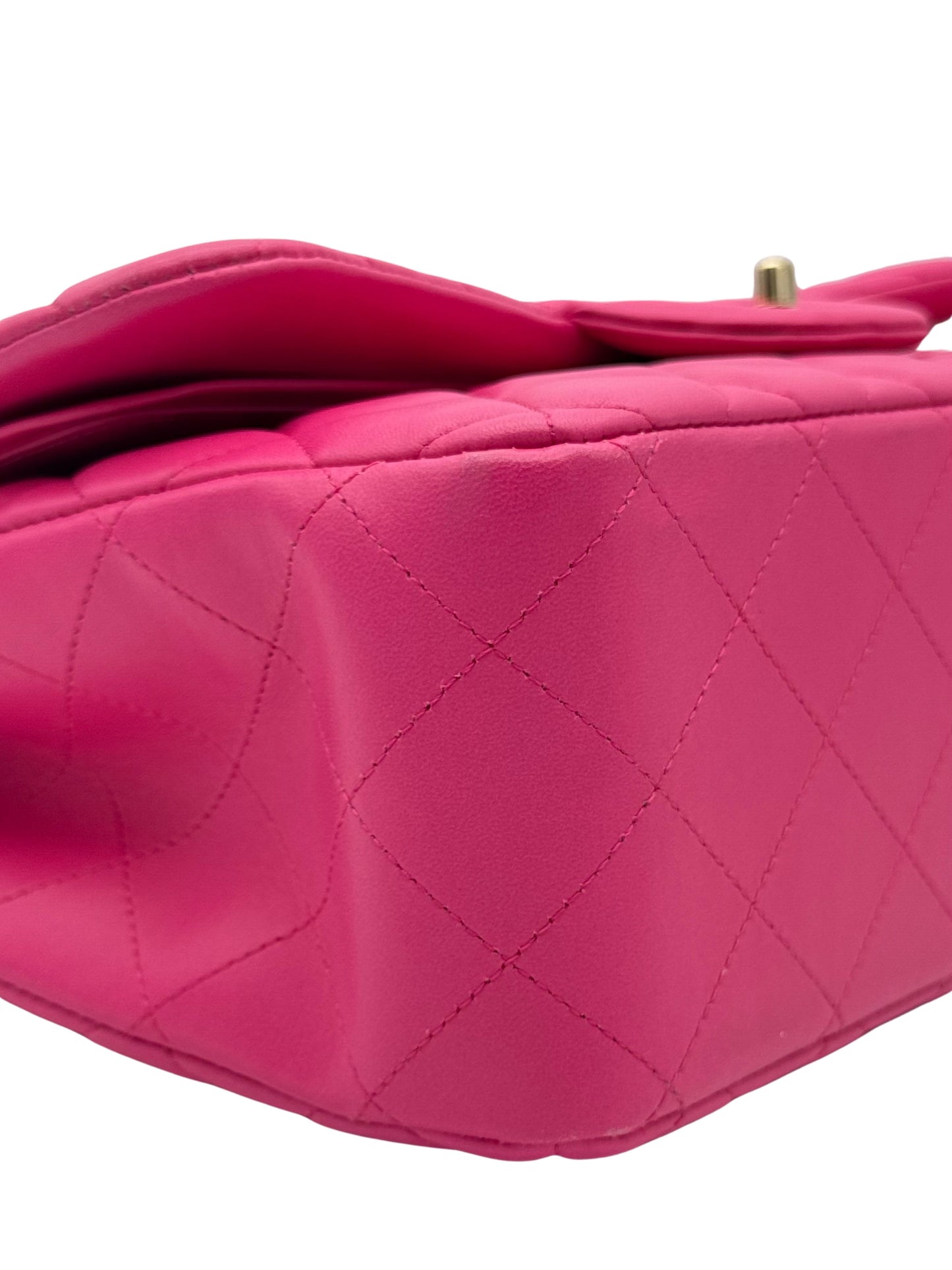 Chanel Classic Jumbo Pink Lambskin