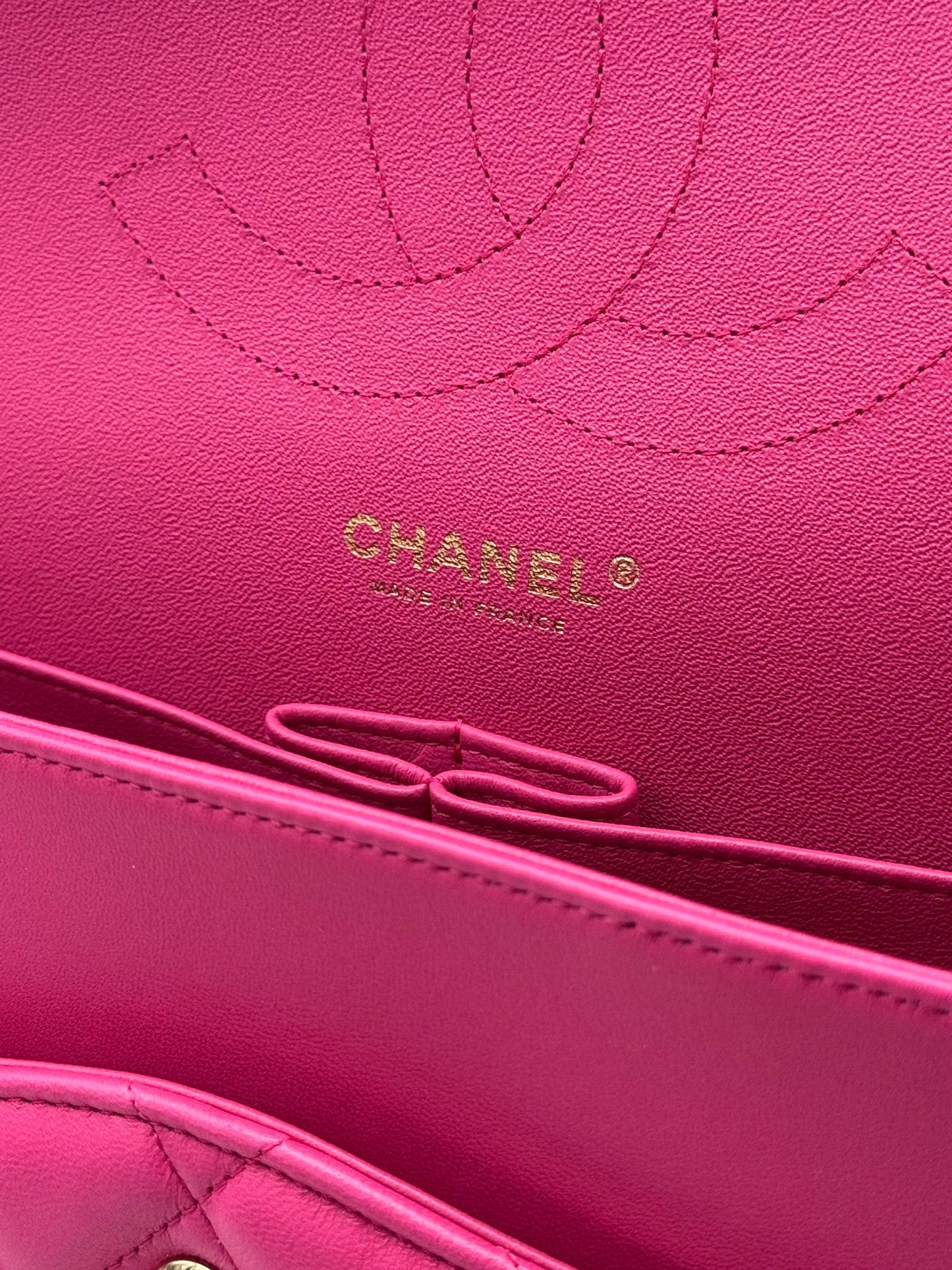 Chanel Classic Jumbo Pink Lambskin