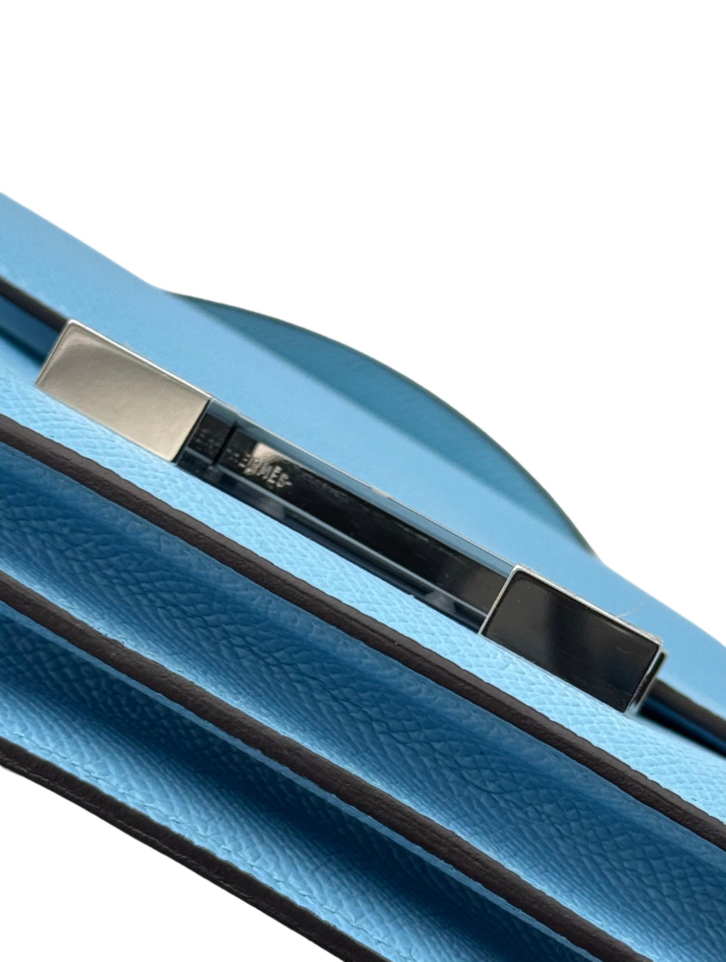 Hermès Constance 18 Epsom Celeste Palladium Hardware