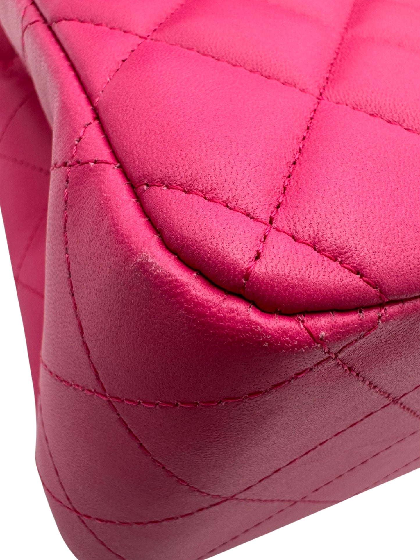 Chanel Classic Jumbo Pink Lambskin