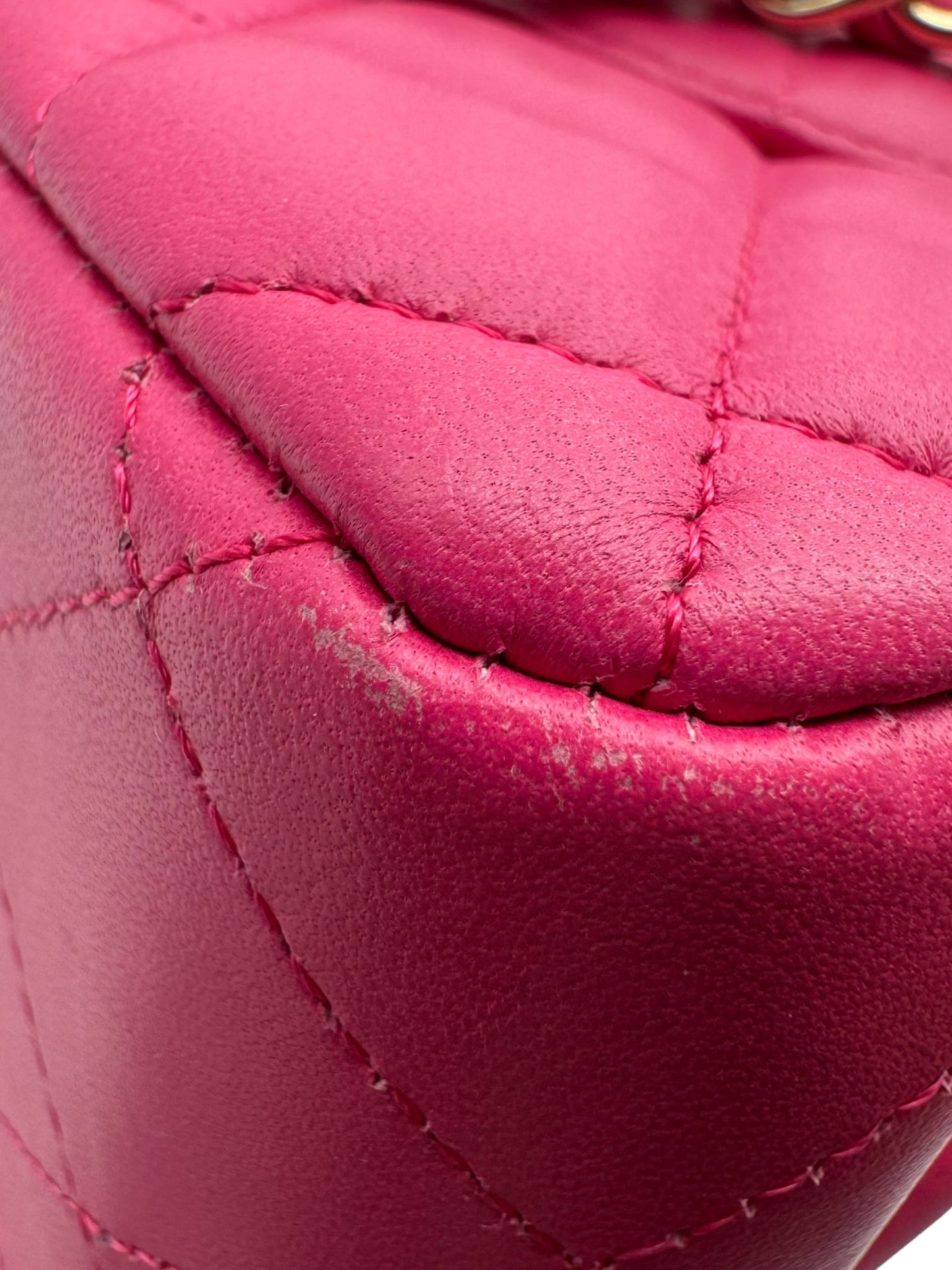 Chanel Classic Jumbo Pink Lambskin