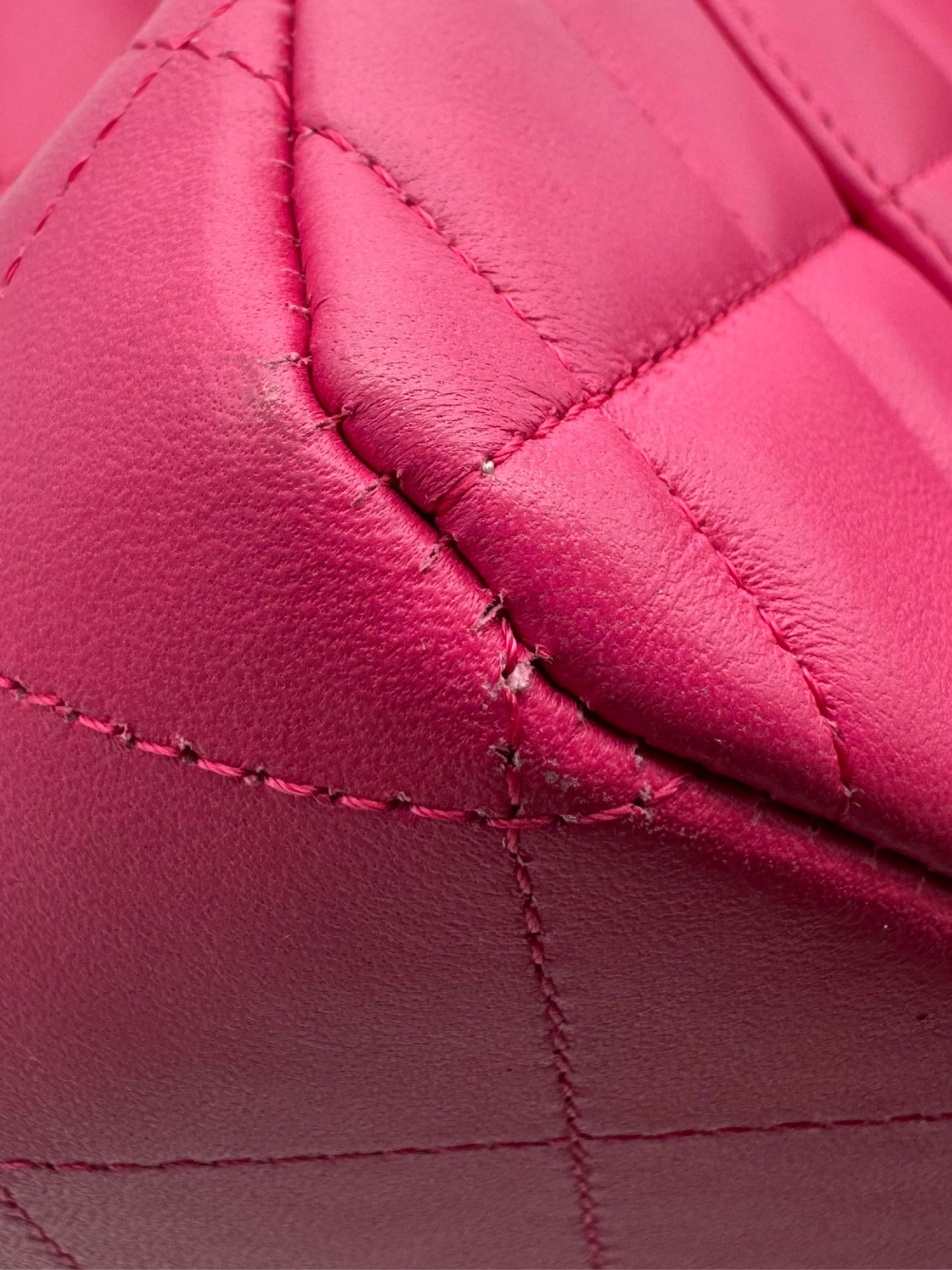 Chanel Classic Jumbo Pink Lambskin
