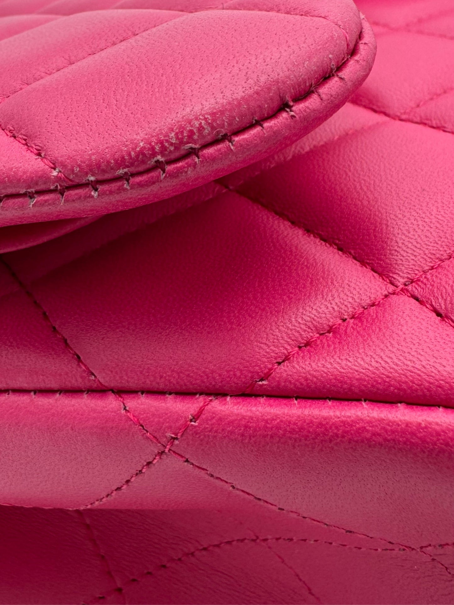 Chanel Classic Jumbo Pink Lambskin