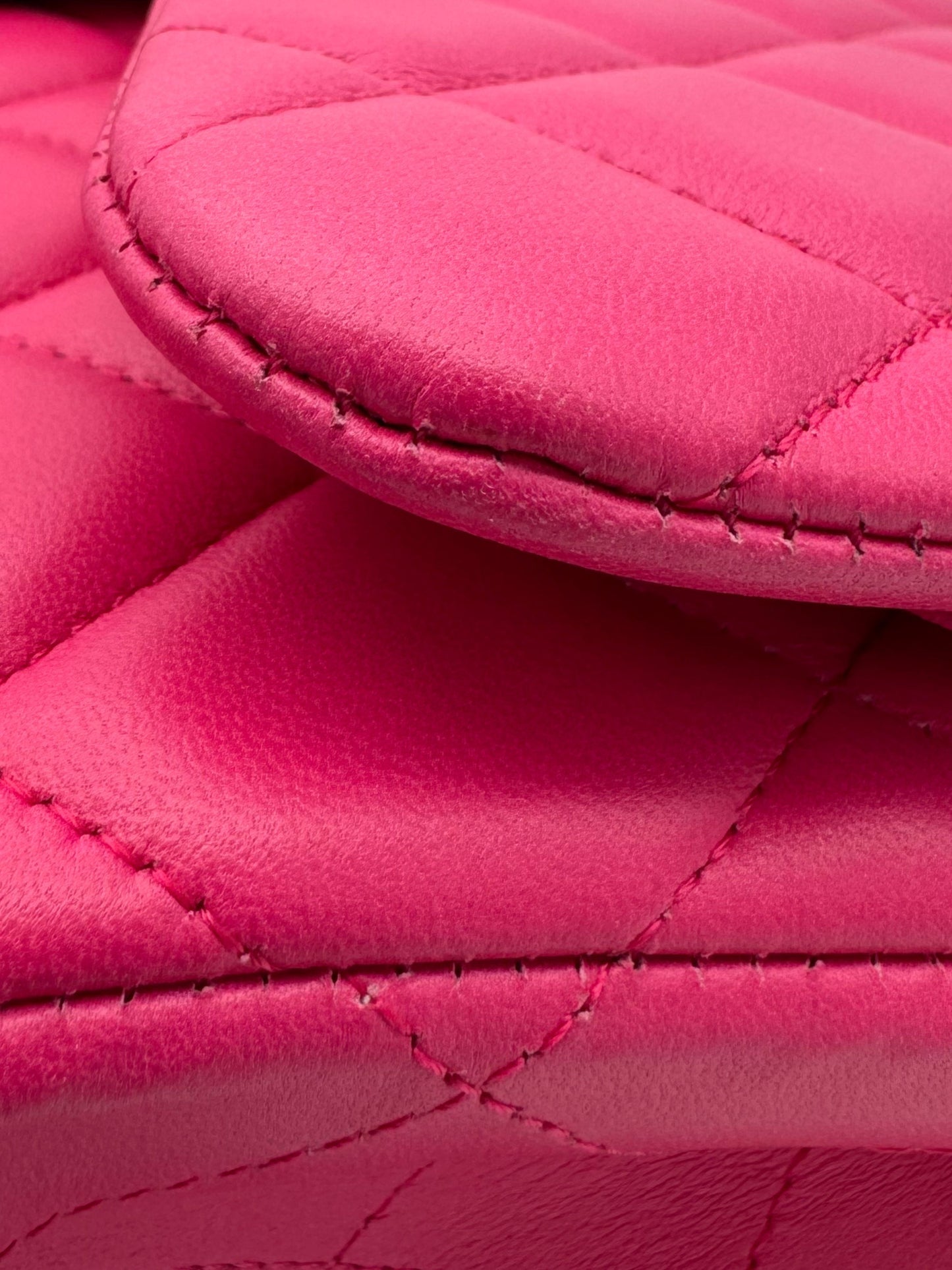 Chanel Classic Jumbo Pink Lambskin
