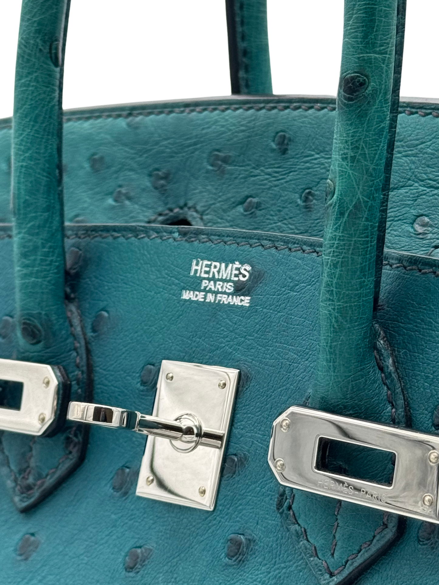 Hermès Birkin 25 Ostrich Vert Verone