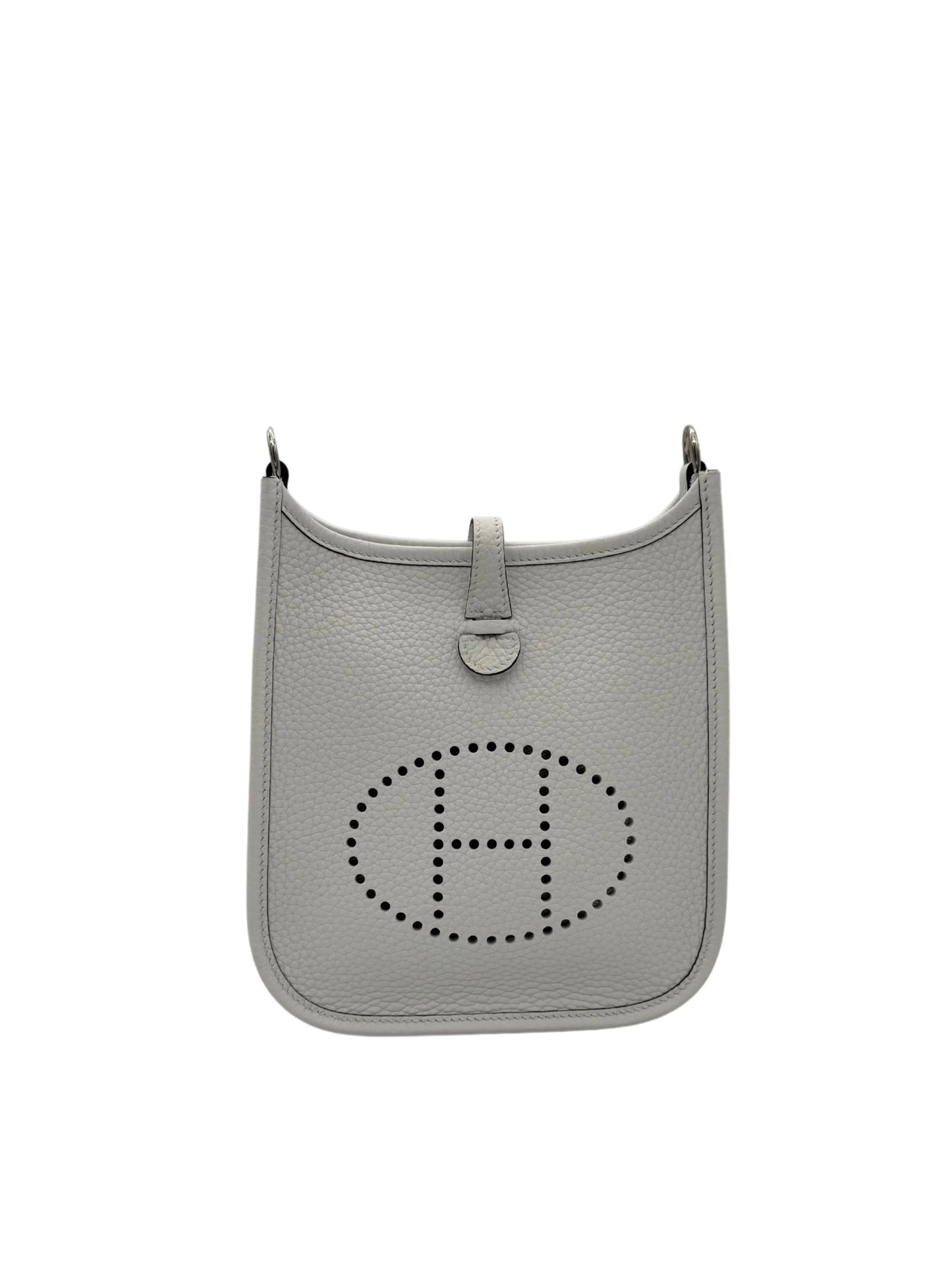 Bag Evelyne Mini Clemence New White Palladium Hardware - Bolso Evelyne Mini Blanco Herraje Paladio