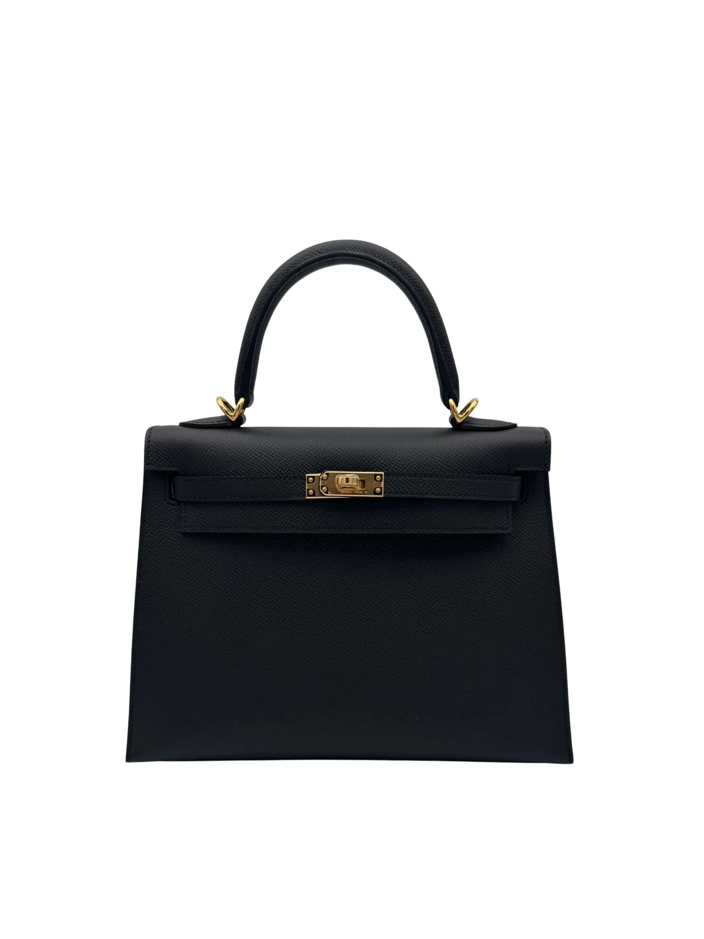 Buy Bag Hermès Kelly 25 Epsom black Gold Hardware in Marbella Old town | Compra bolso Kelly piel epsom negro herraje dorado, envio internacional.