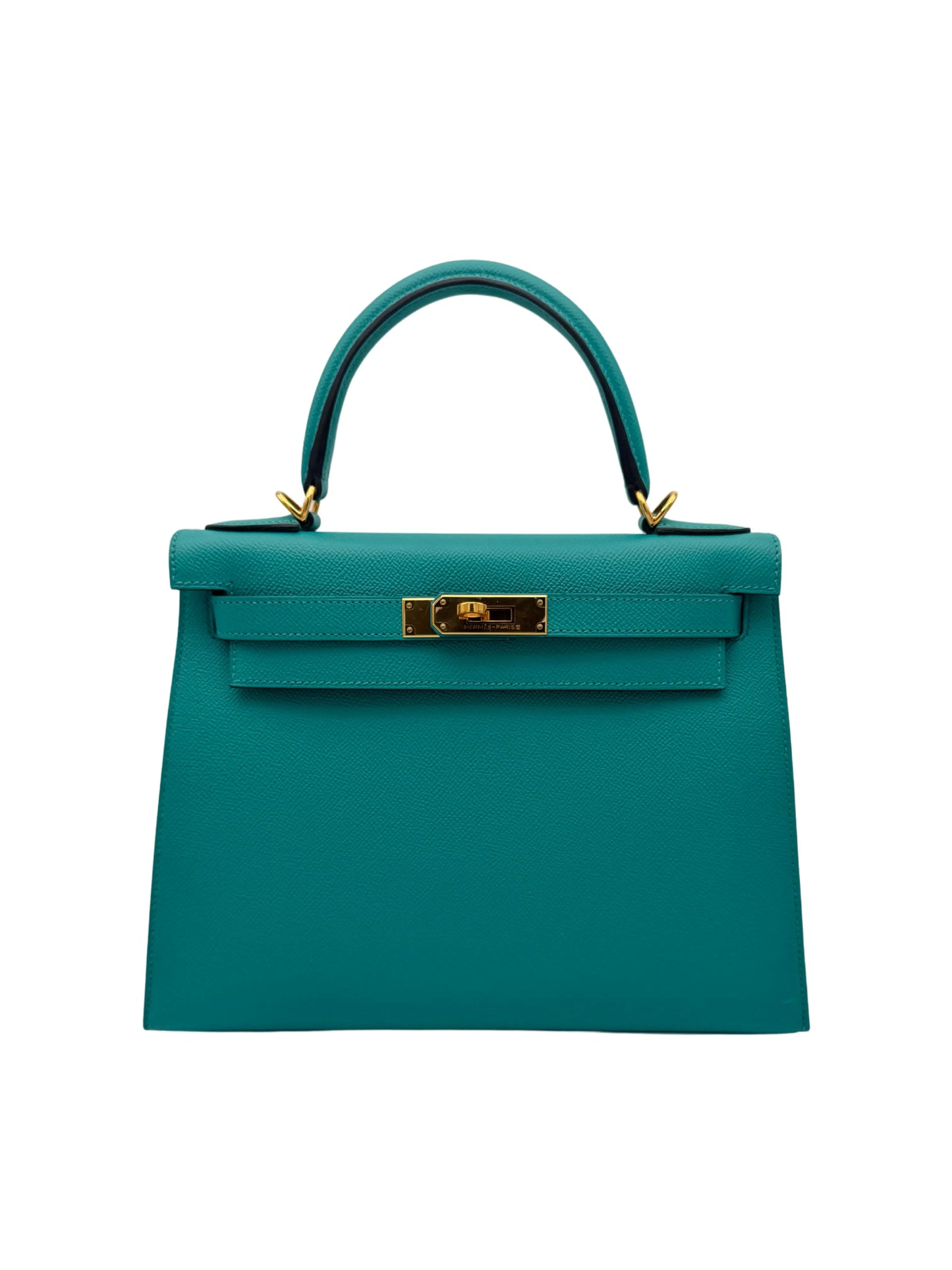 Buy Bag Hermès Kelly 28 Epsom Blue Paon Gold Hardware in Marbella Old town | Compra bolso Kelly piel epsom azul herraje dorado, envio internacional.