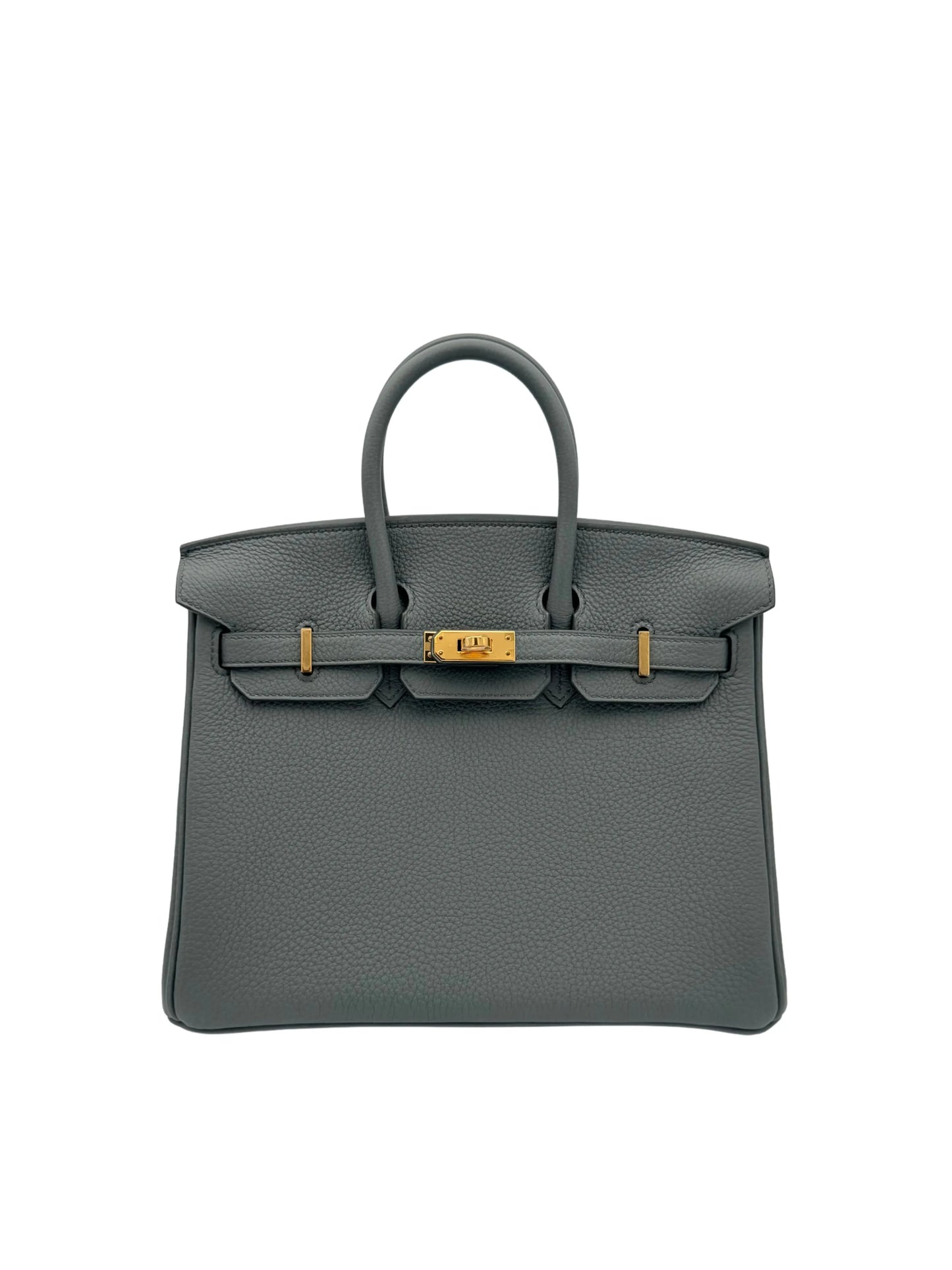 Bag Hermes Birkin 25 Togo Vert Amande Gold Hardware K 2025 - Bolso verde herraje dorado.