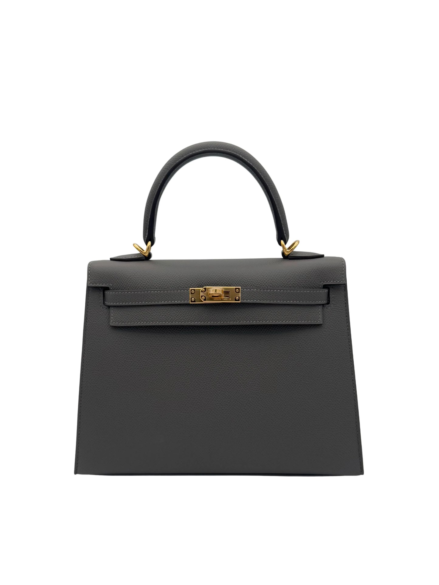 Buy Bag Hermès Kelly 25 Epsom Grey Meyer Gold Hardware in Marbella Old town | Compra bolso Kelly piel epsom gris herraje dorado, envio internacional.
