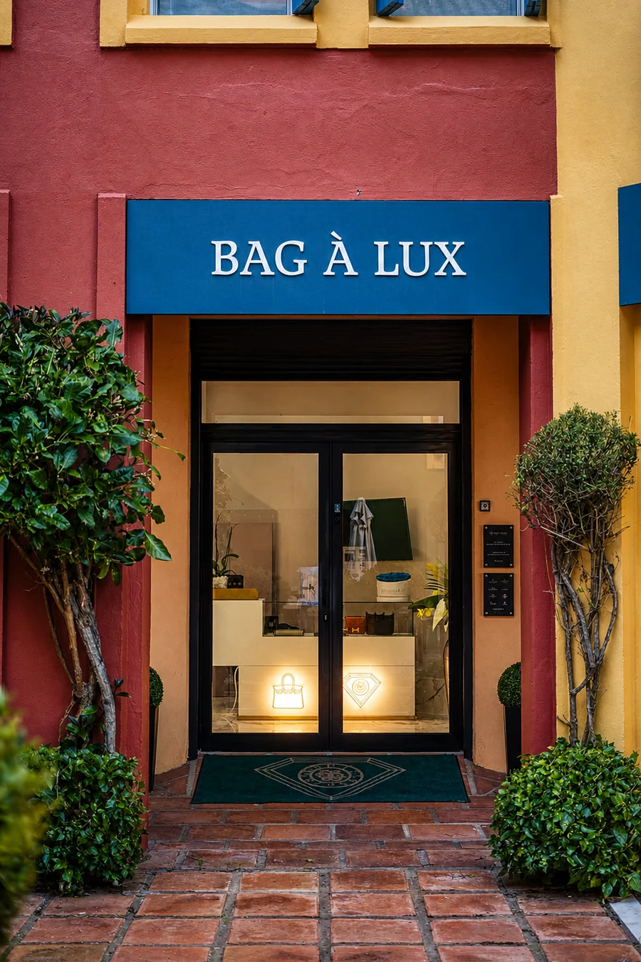Entrada de la boutique BAG &Agrave; LUX