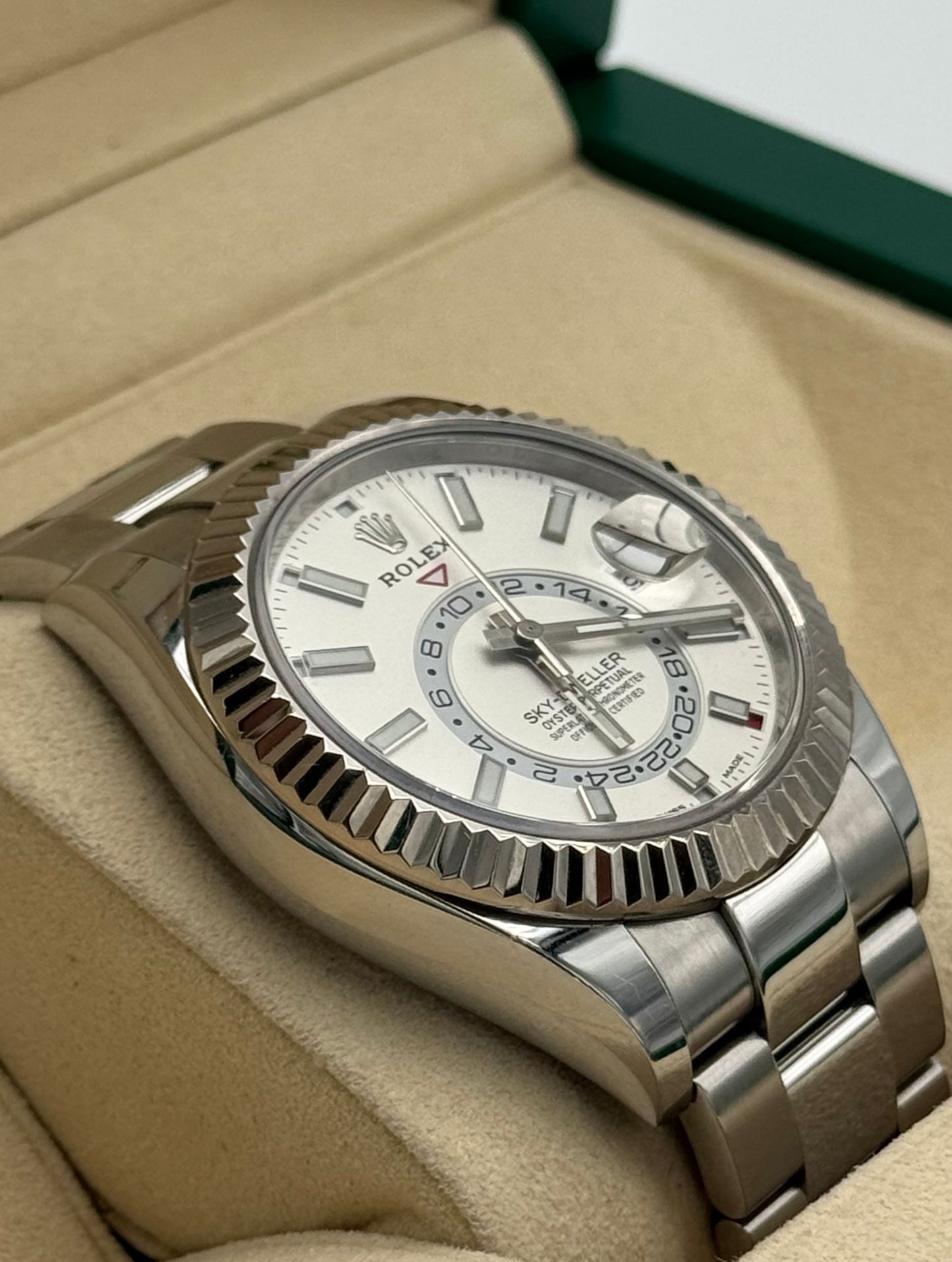Rolex Sky Dweller White Dial Oyster