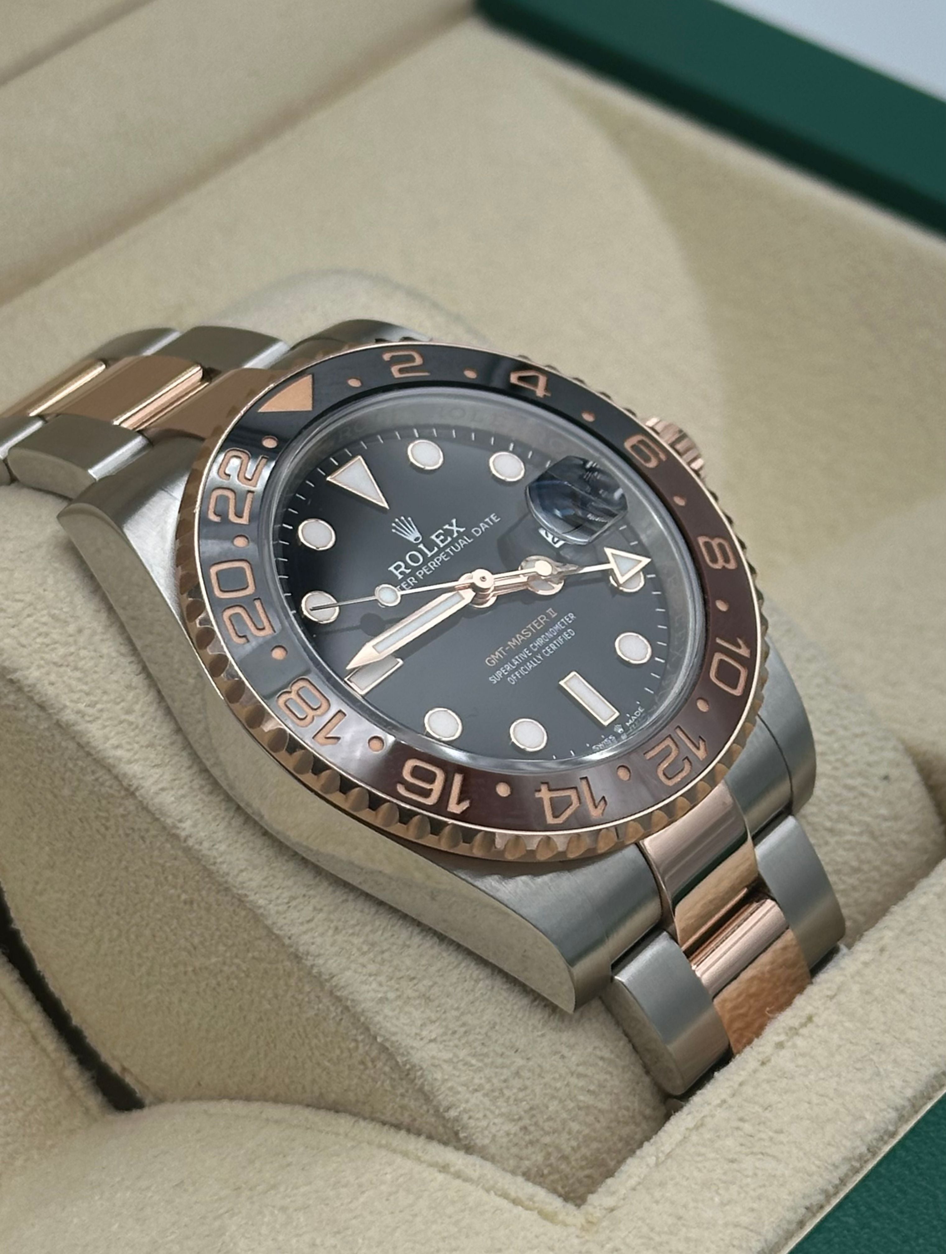 Rolex GMT-Master II Steel/Rose Gold "Root Beer"