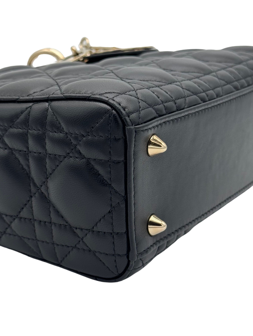 Dior Lady Small Black Gold Hardware