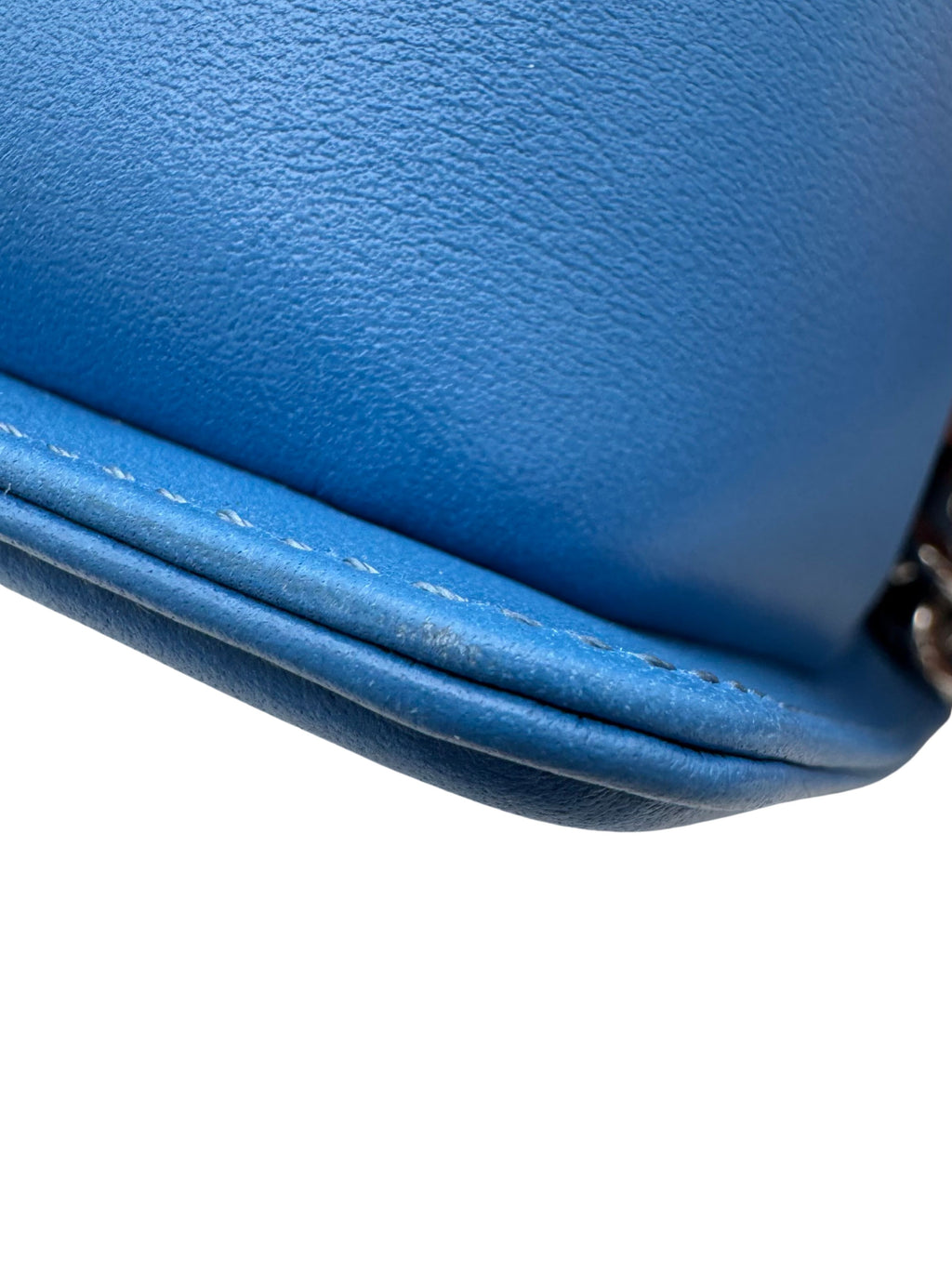 Chanel Boy Medium Blue Electric Clafskin