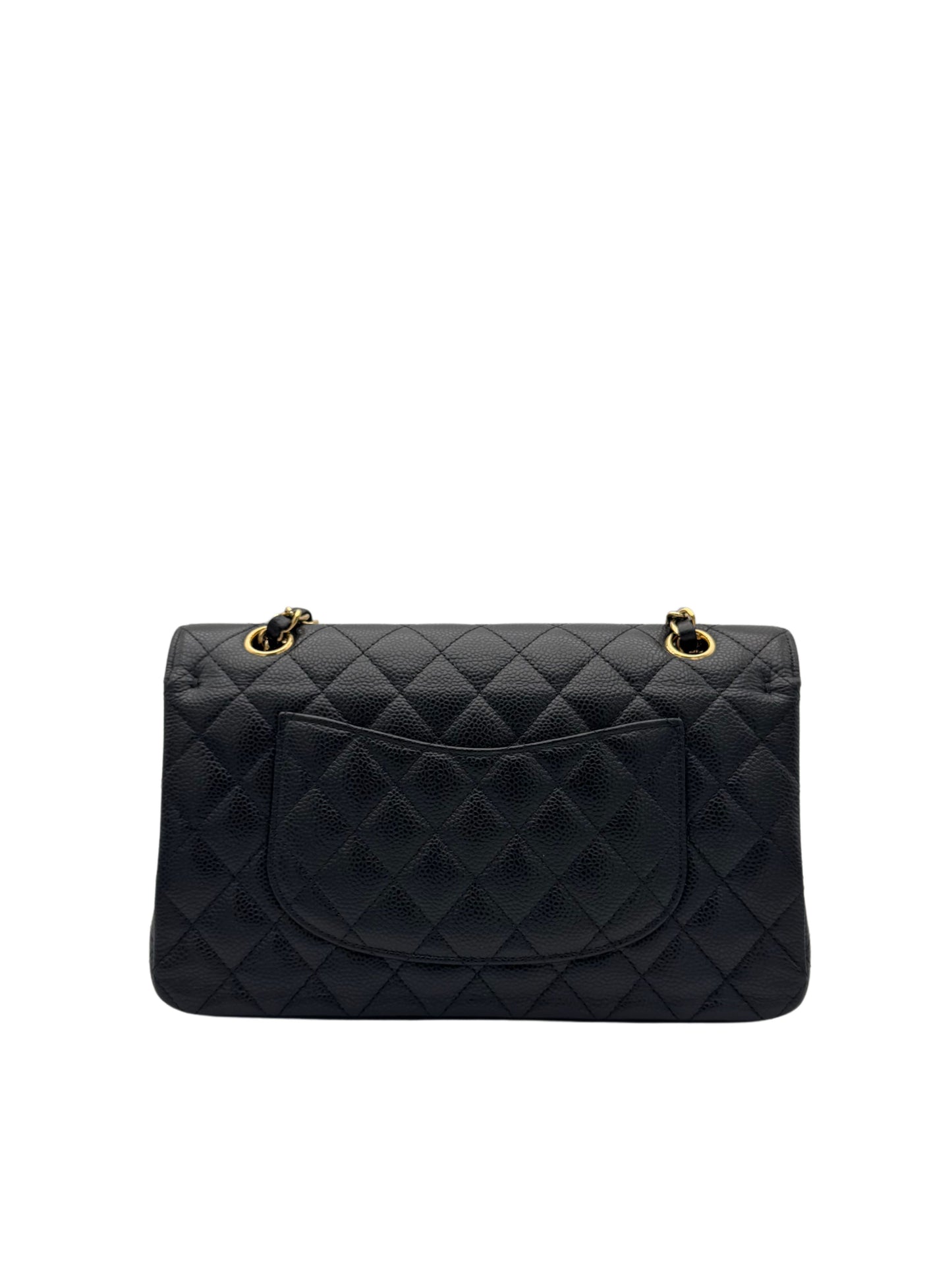 Chanel Classic Double Flap Medium Black Caviar Leather