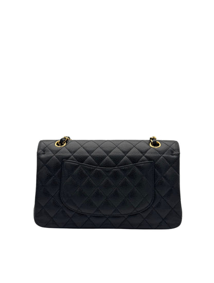 Chanel Classic Double Flap Medium Black Caviar Leather