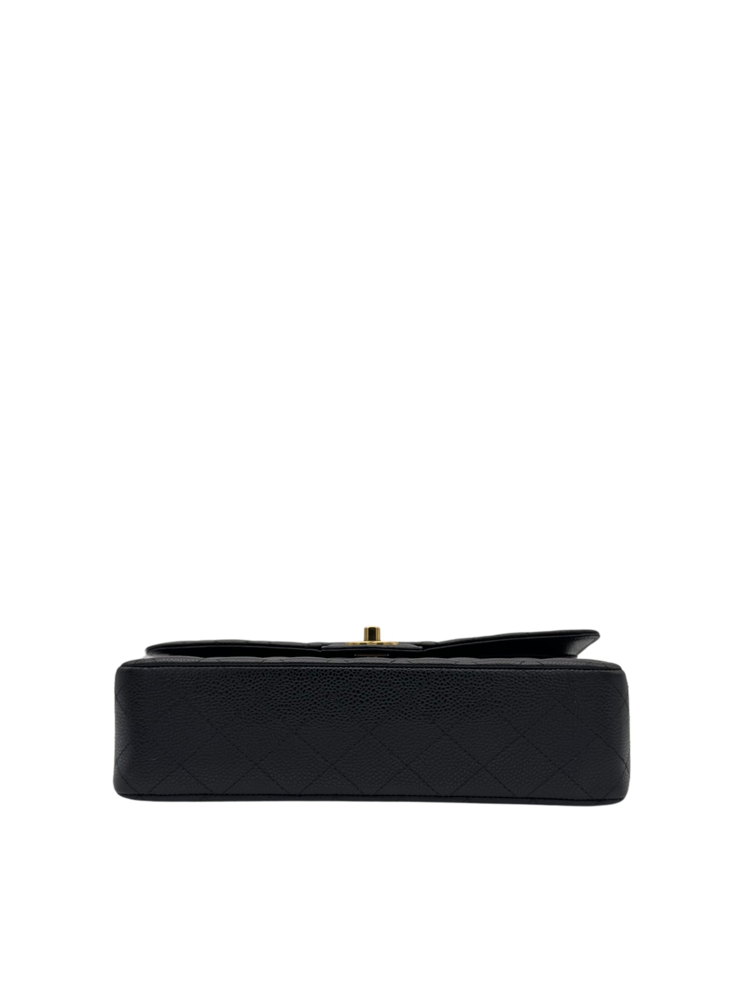 Chanel Classic Double Flap Medium Black Caviar Leather