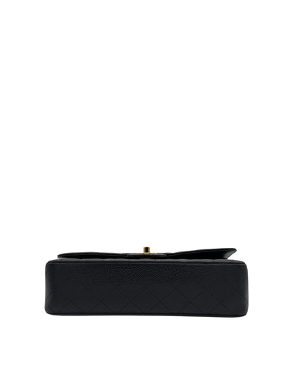 Chanel Classic Double Flap Medium Black Caviar Leather