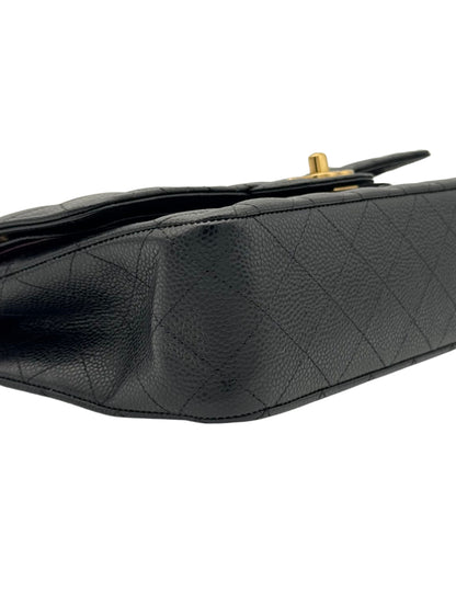 Chanel Classic Double Flap Medium Black Caviar Leather