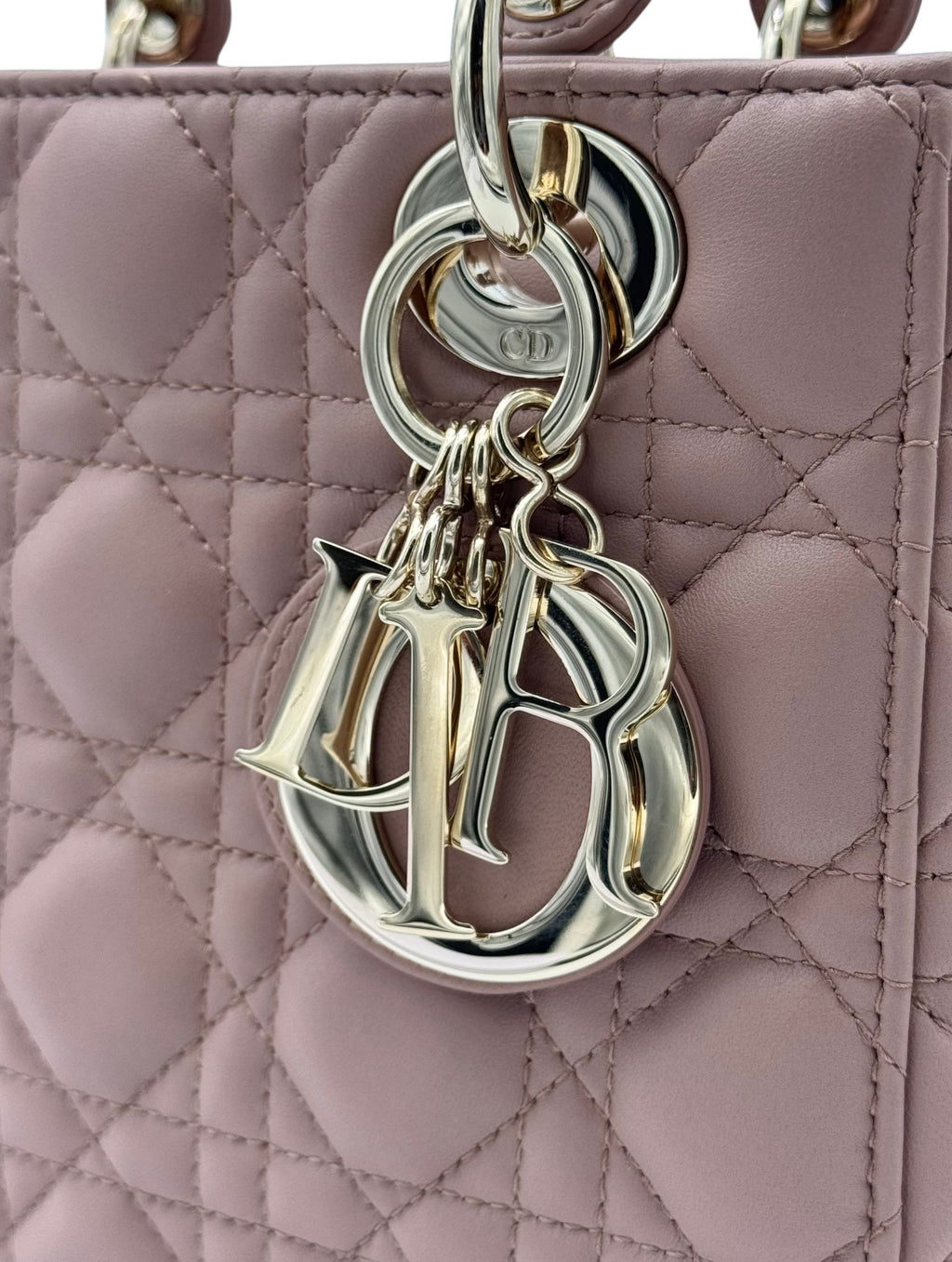 Dior Lady Small Rose Pale Gold Hardware