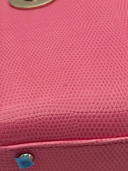 Dior Lady Mini Lizard Rose Des Vents Gold Hardware