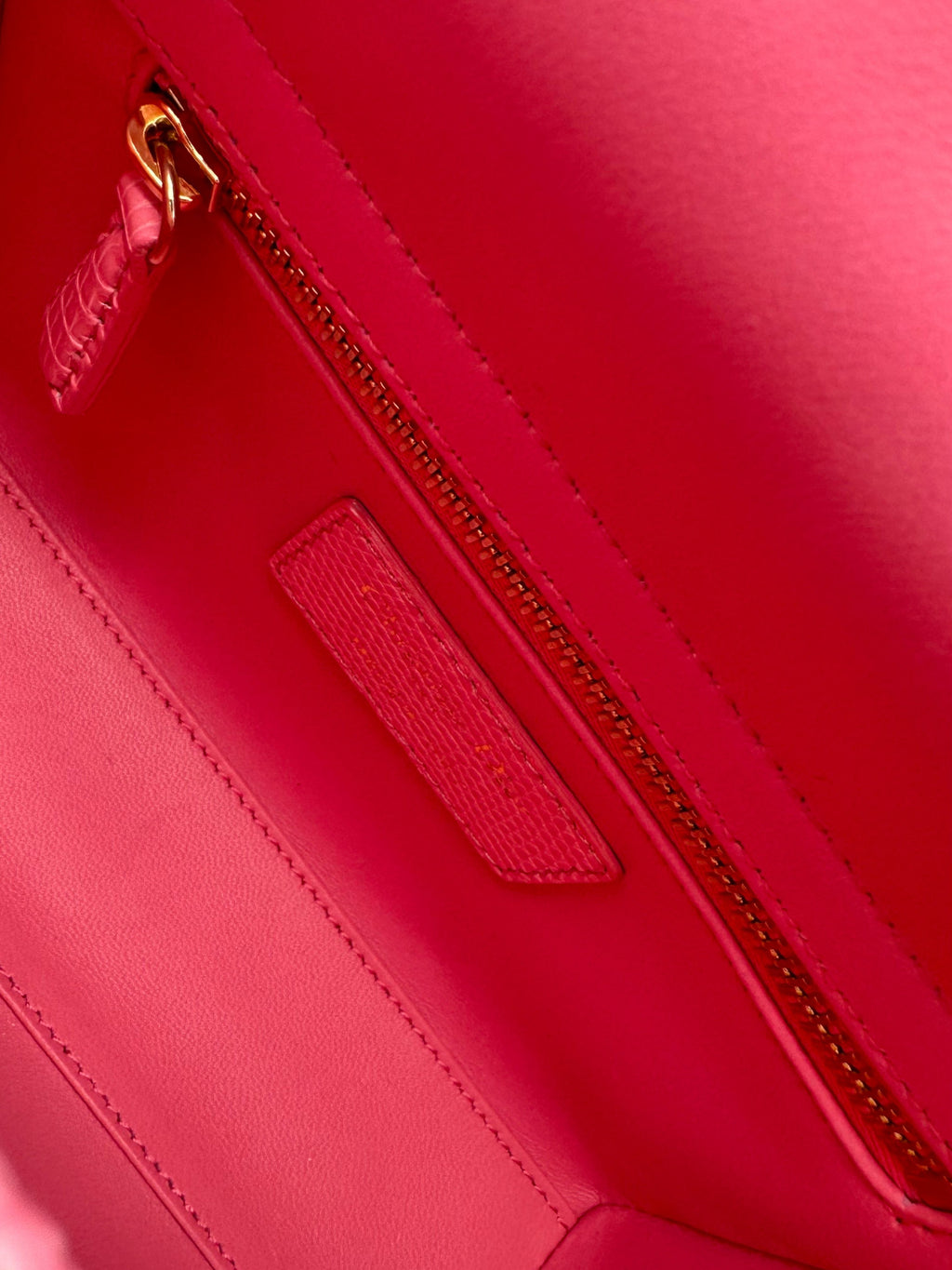 Dior Lady Mini Lizard Rose Des Vents Gold Hardware