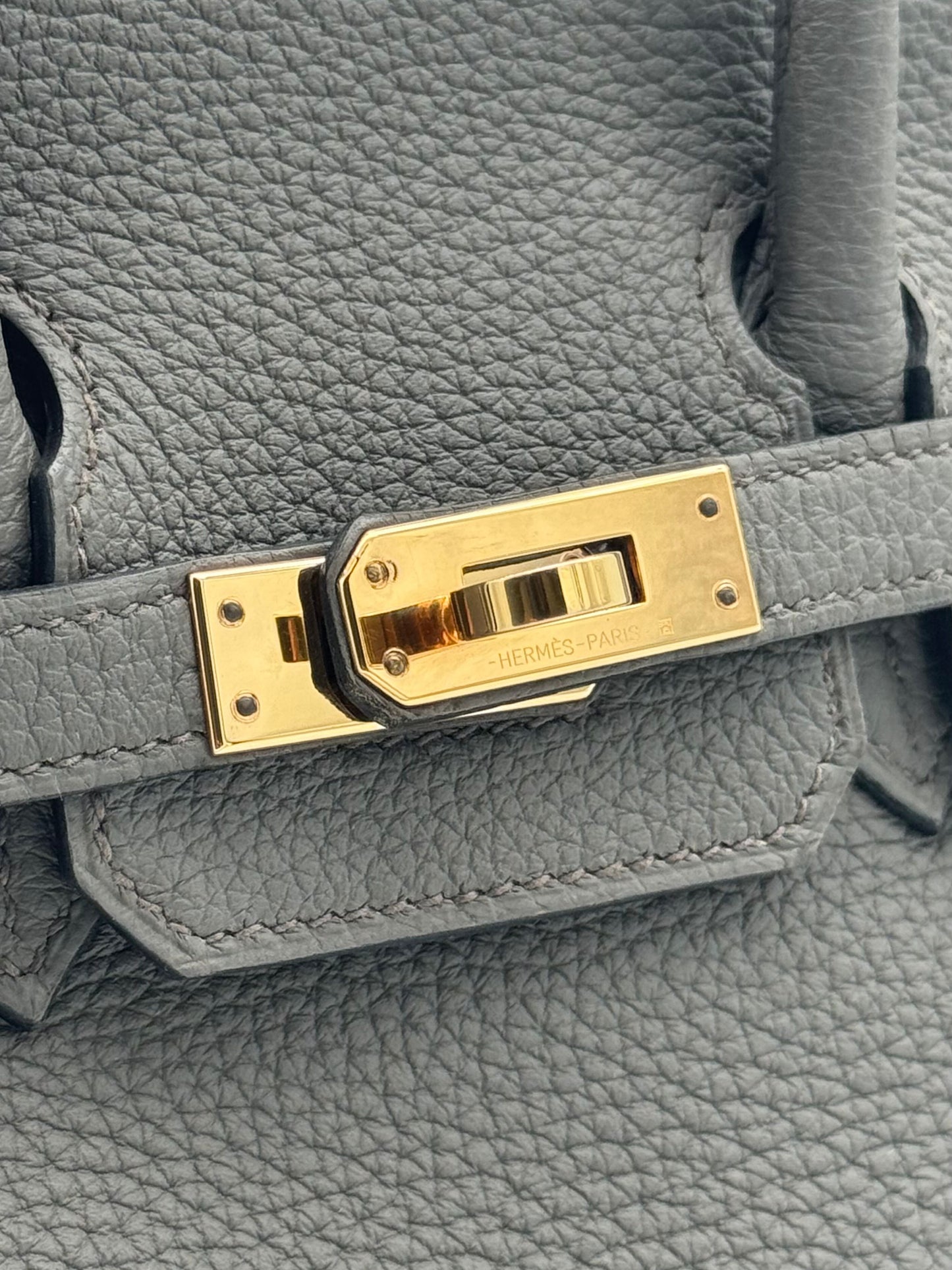 Hermès Birkin 25 Togo Gris Etain