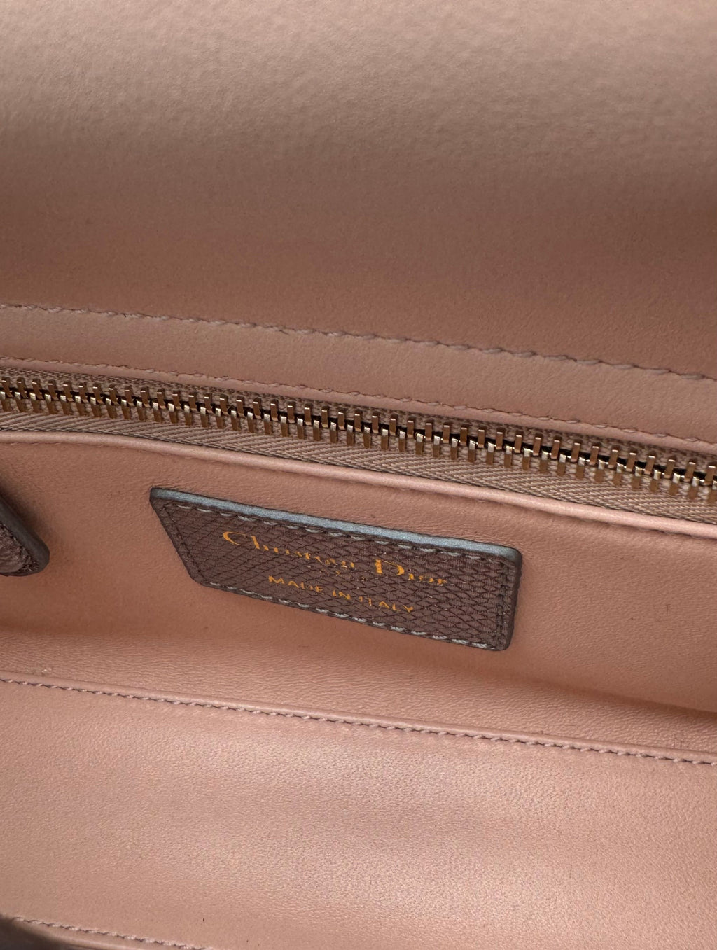 Dior Lady Mini Karung Snake Gold Hardware