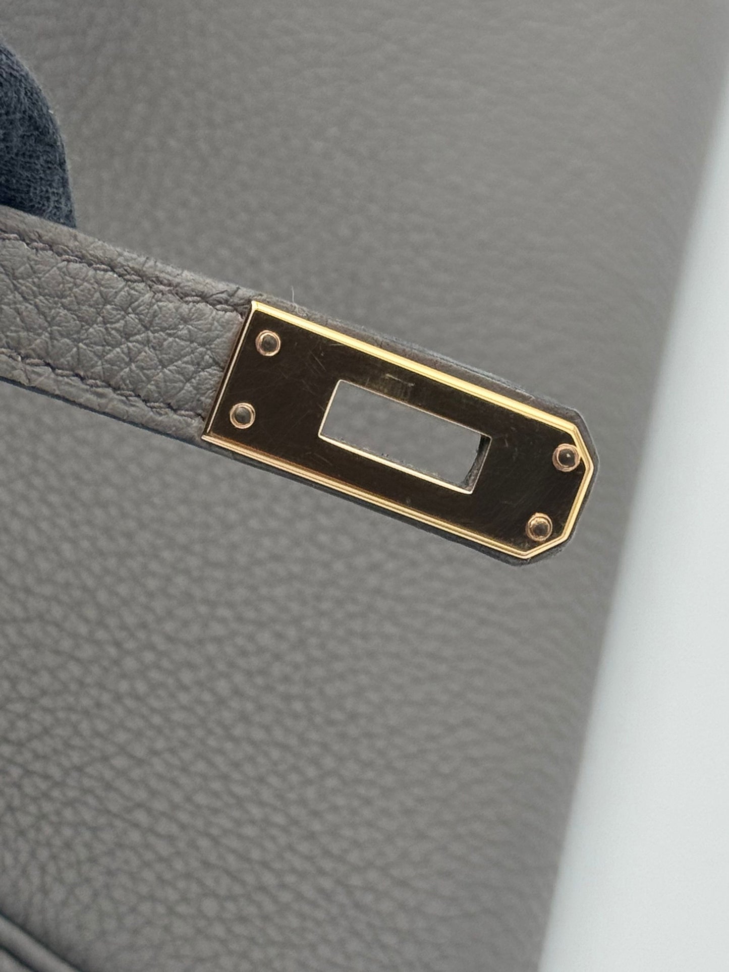 Hermès Birkin 25 Togo Gris Etain