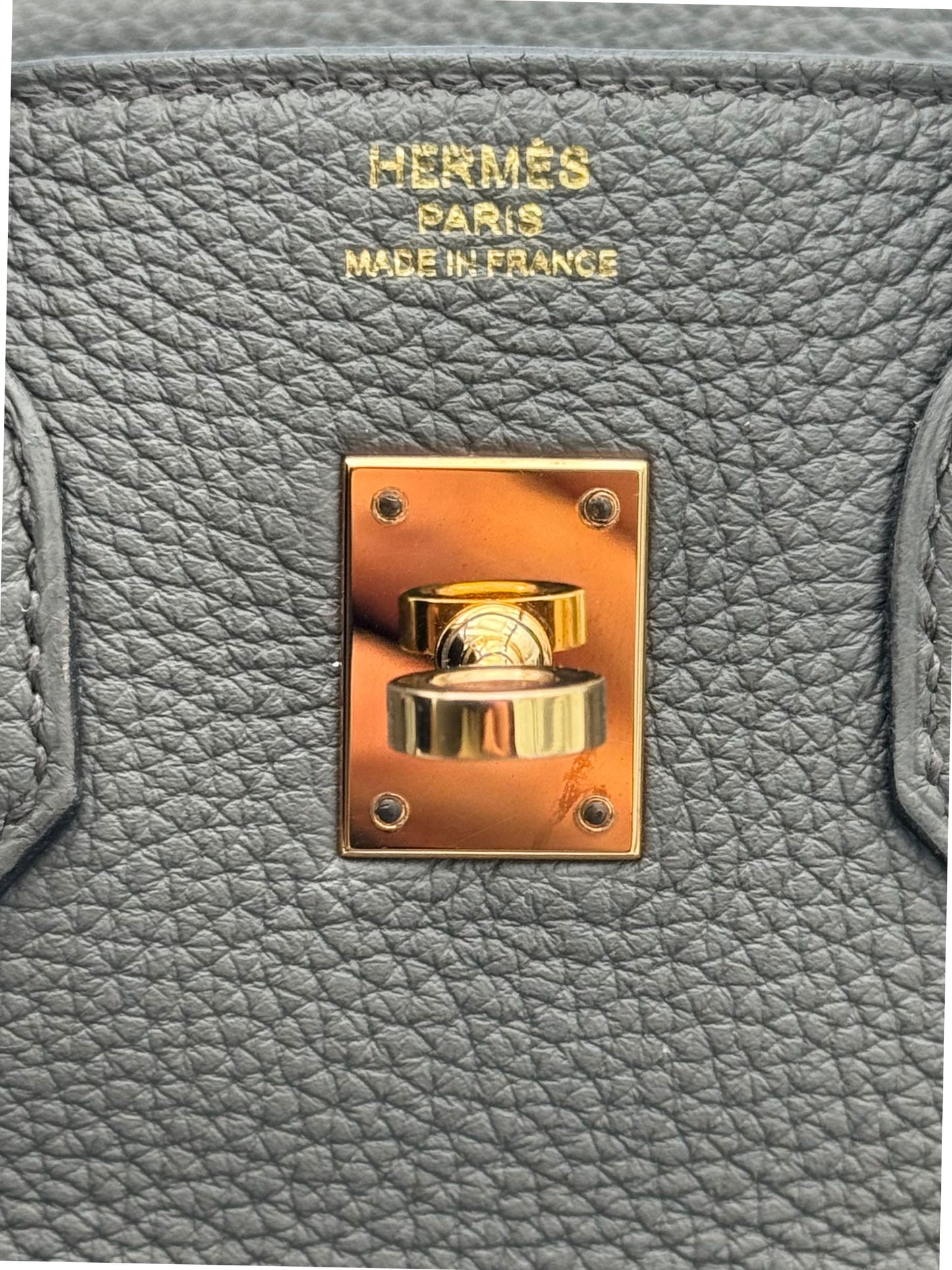 Hermès Birkin 25 Togo Gris Etain