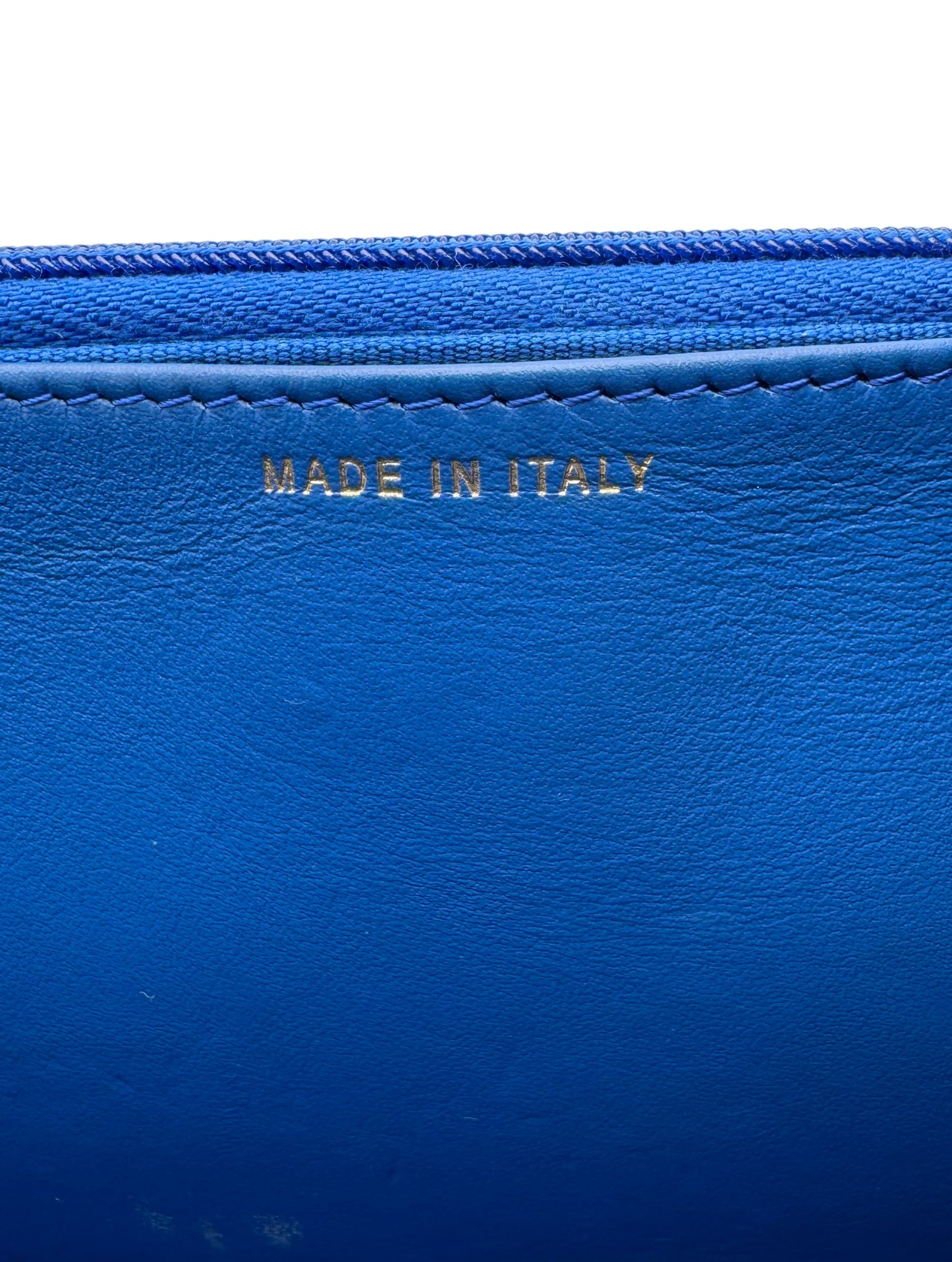 Chanel Wallet On Chain Blue Caviar