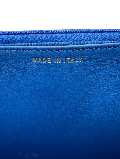 Chanel Wallet On Chain Blue Caviar