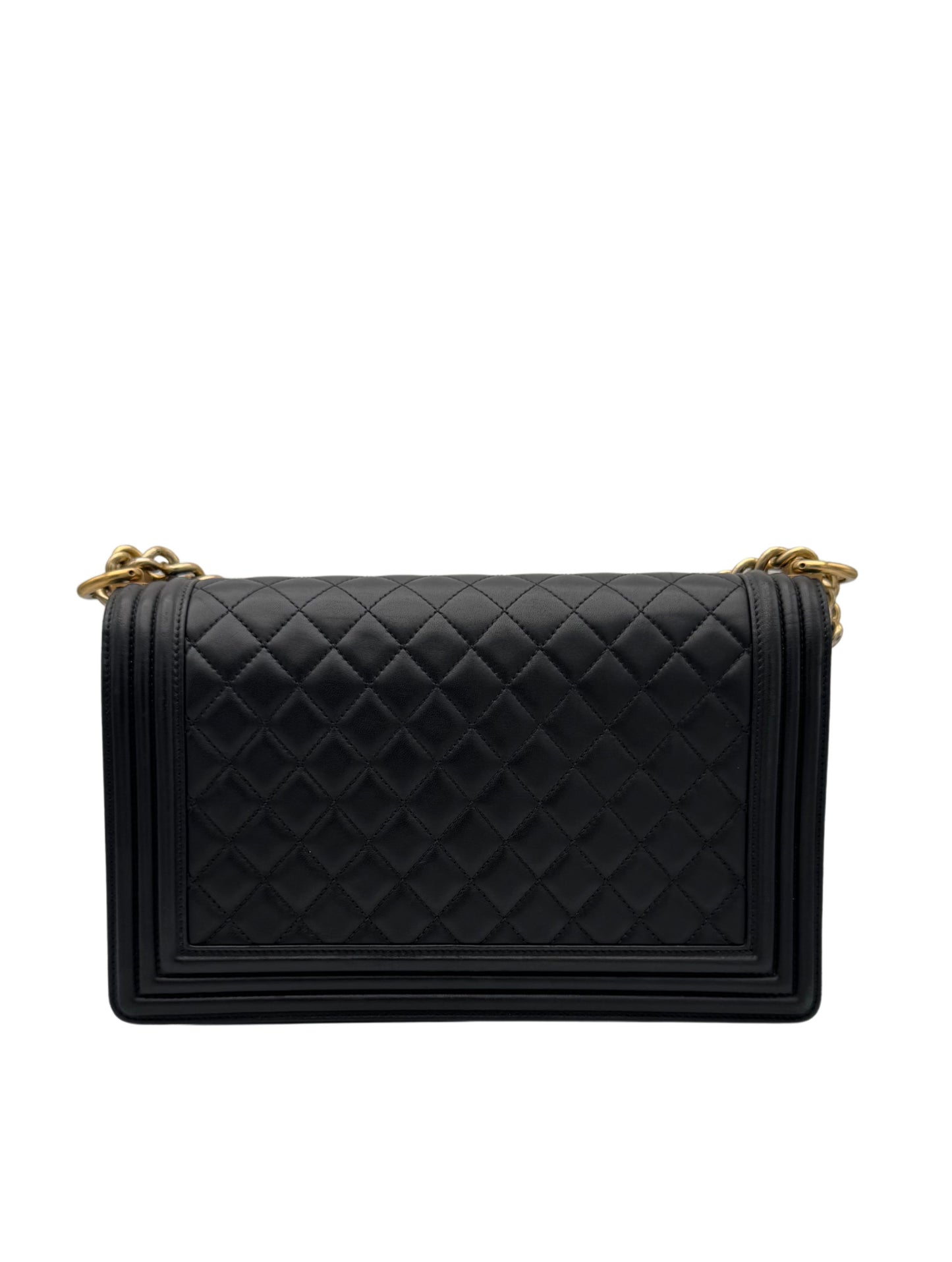 Chanel Boy Medium Black Clafskin
