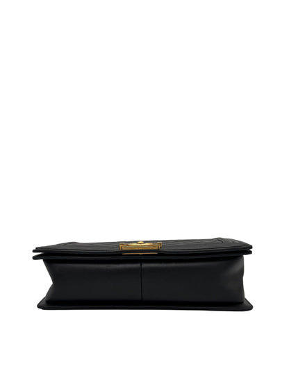 Chanel Boy Medium Black Clafskin