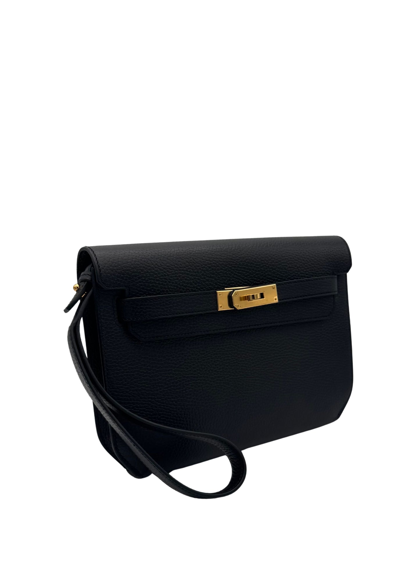 Hermès Kelly Dépêches 25 Galop Black