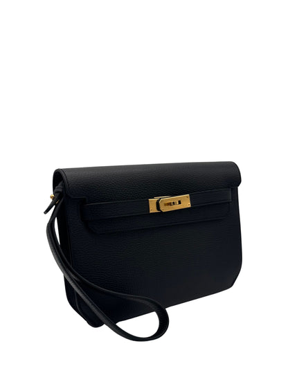 Hermès Kelly Dépêches 25 Galop Black