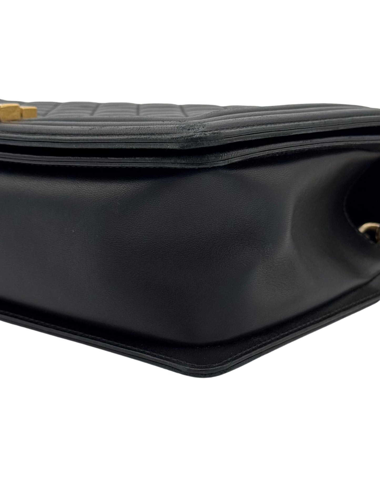 Chanel Boy Medium Black Clafskin