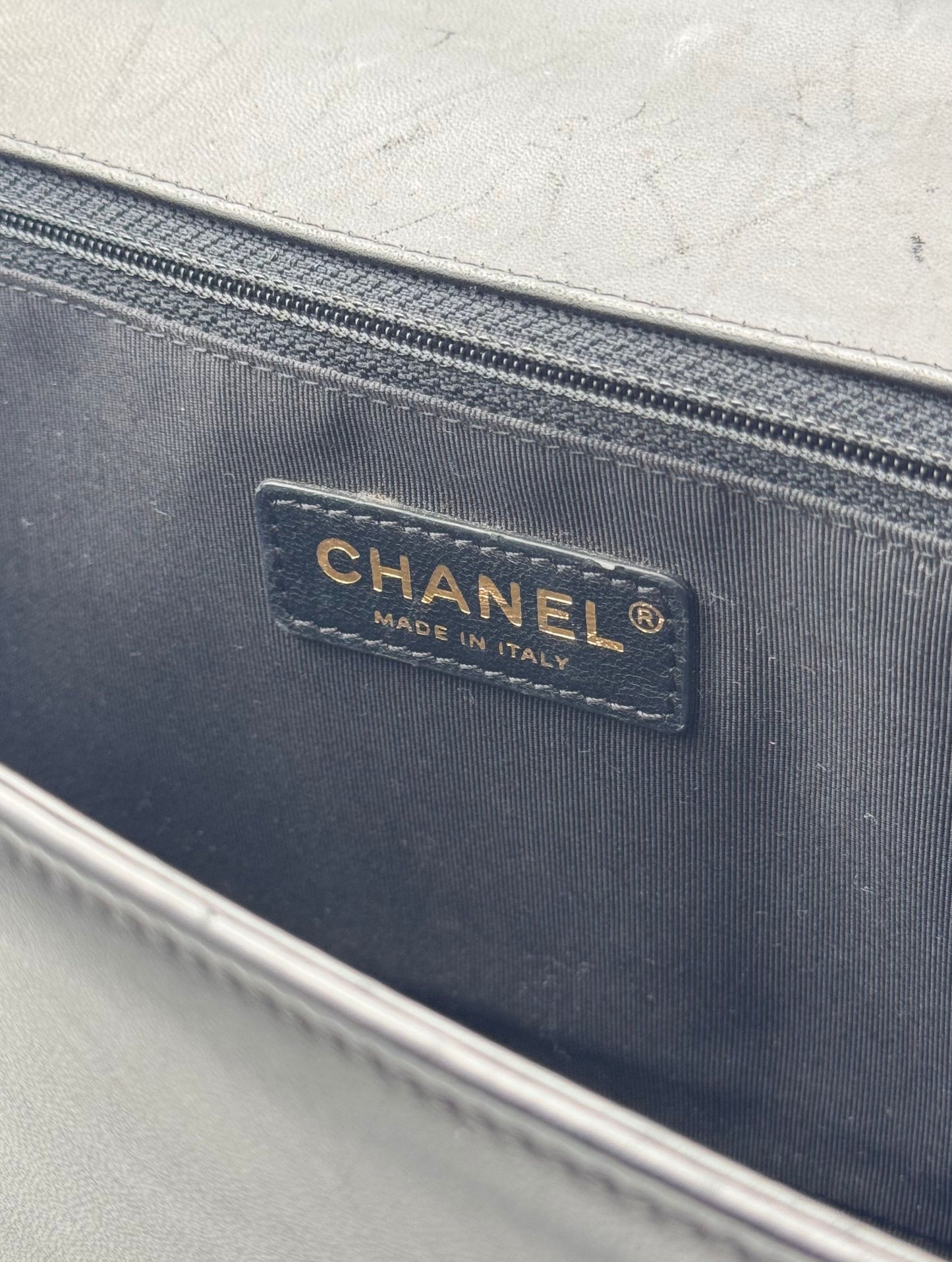 Chanel Boy Medium Black Clafskin