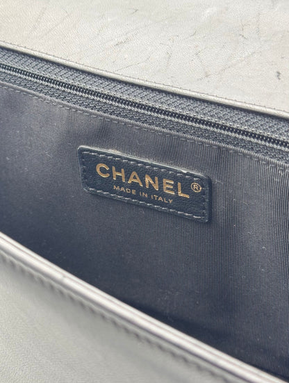 Chanel Boy Medium Black Clafskin