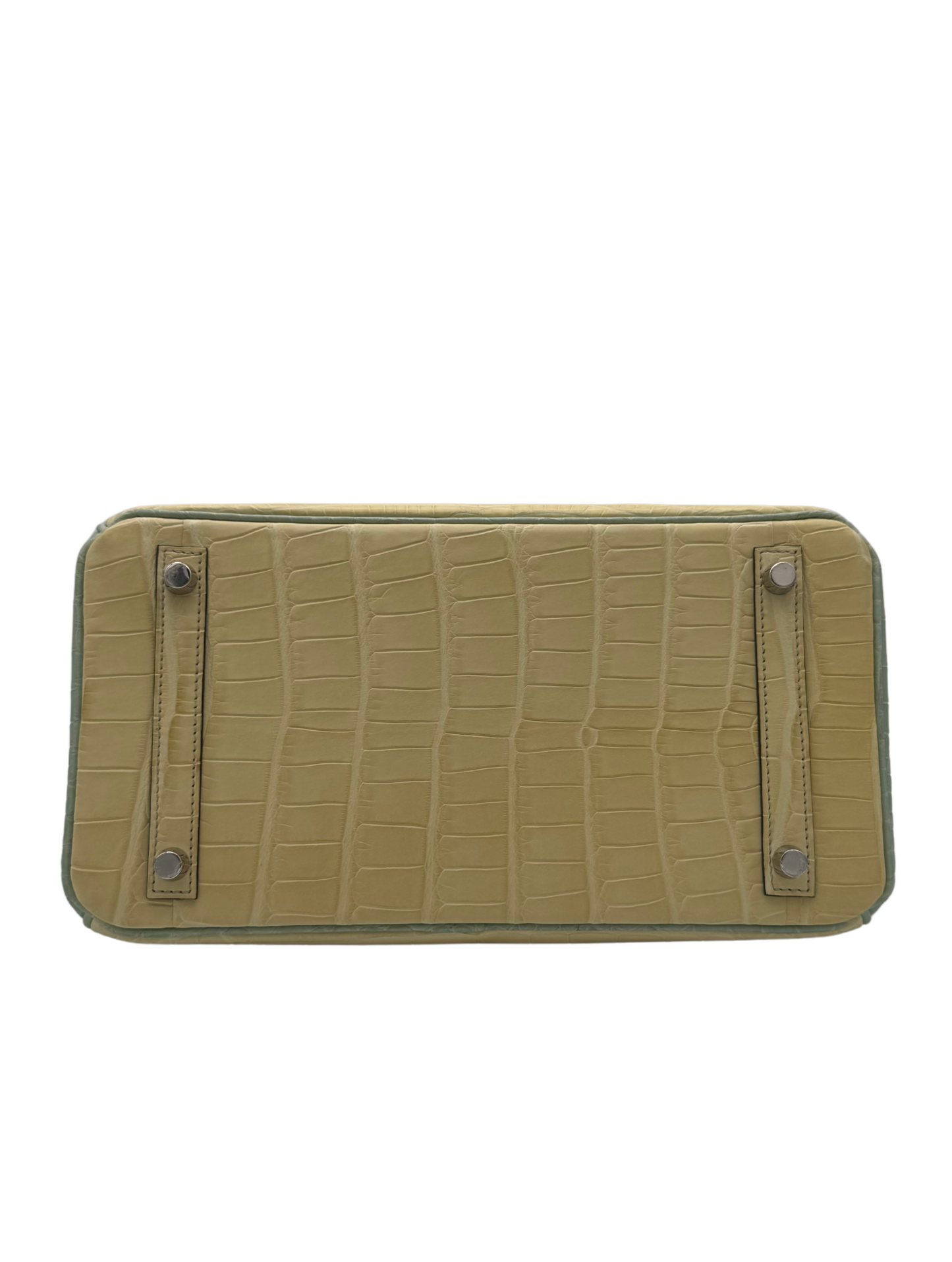 Hermès Birkin 30 HSS Alligator Vert D'Eau Jaune Poussin