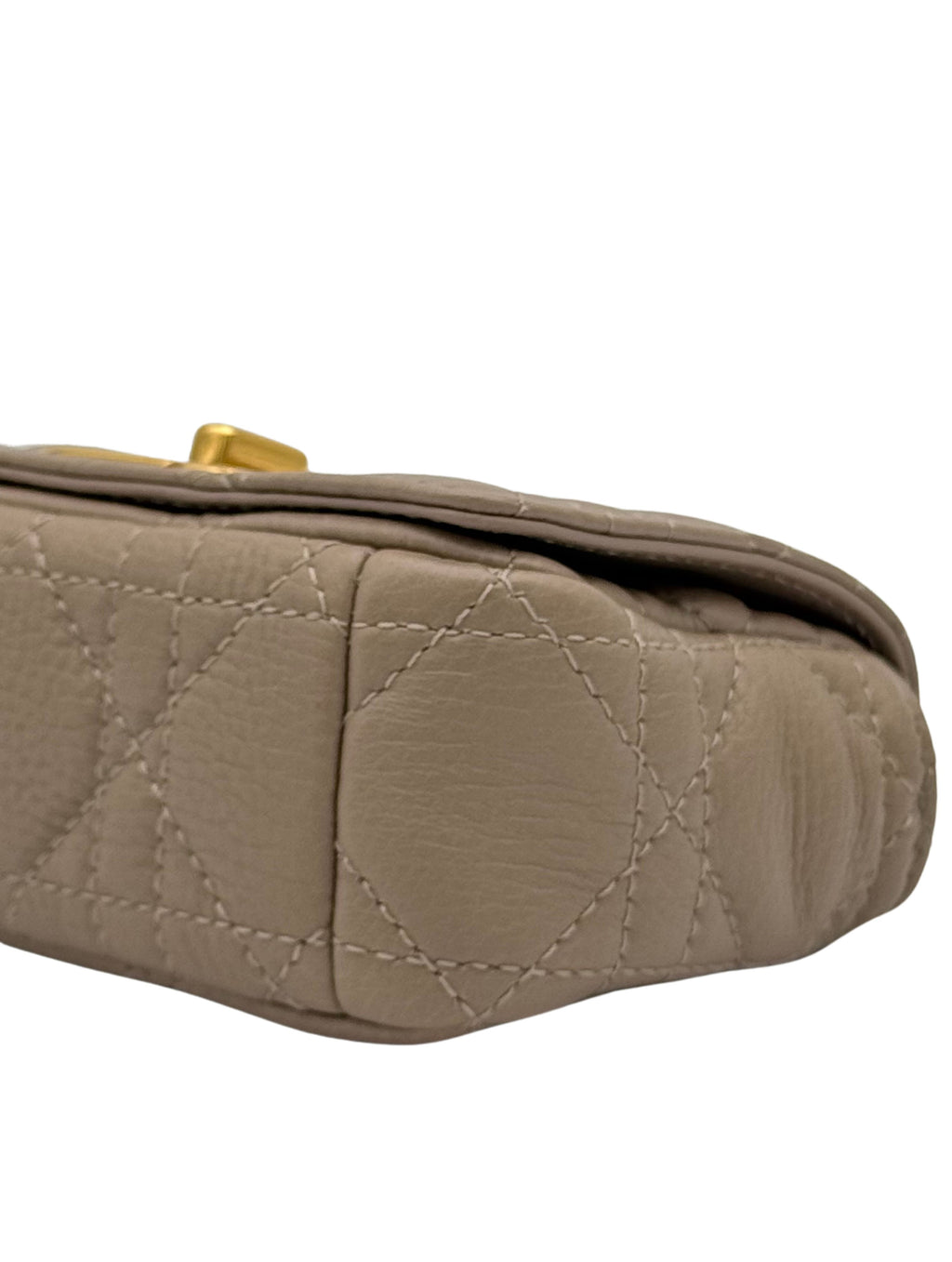 Dior Caro Micro Beige Gold Hardware