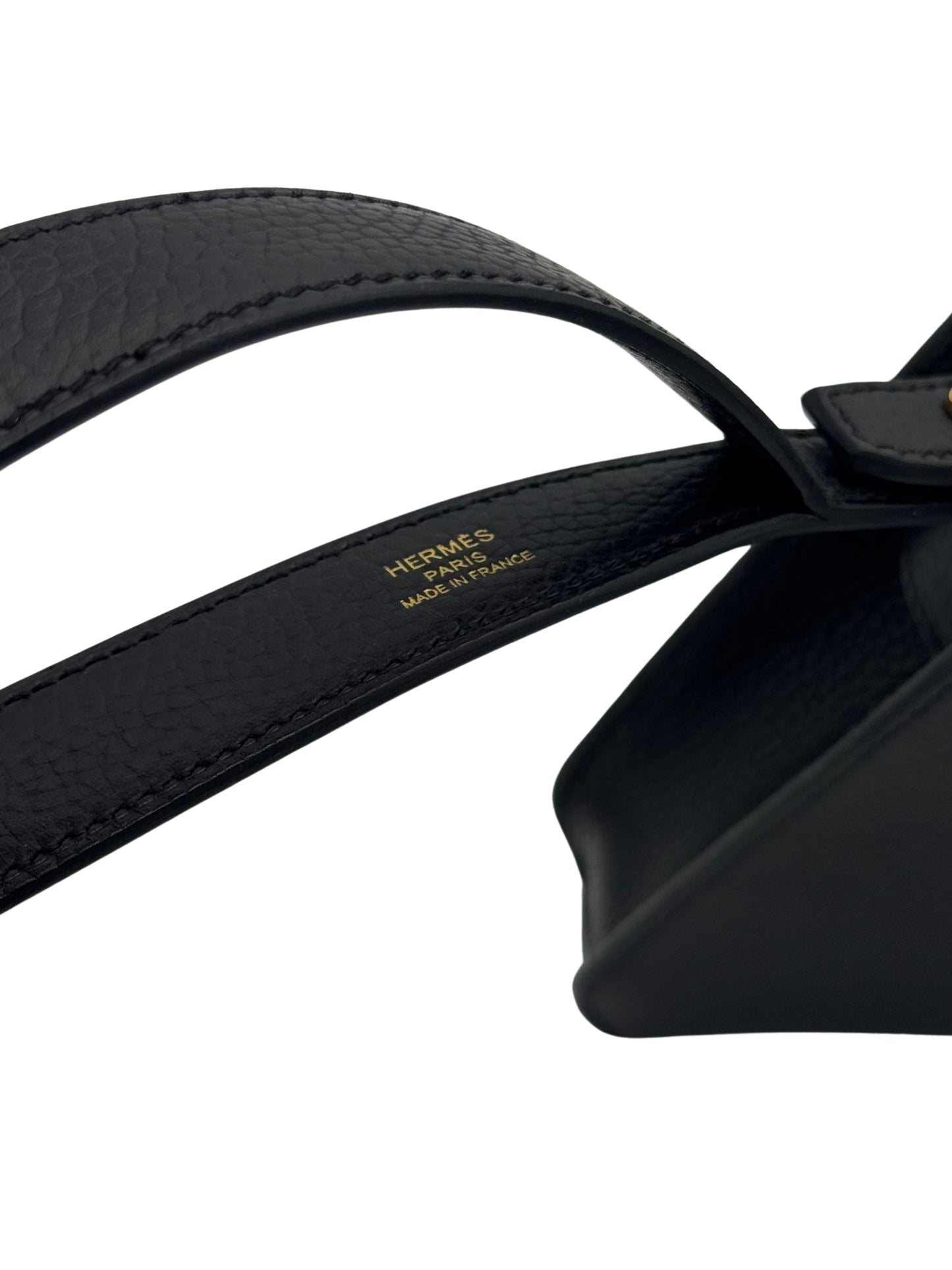 Hermès Kelly Dépêches 25 Galop Black